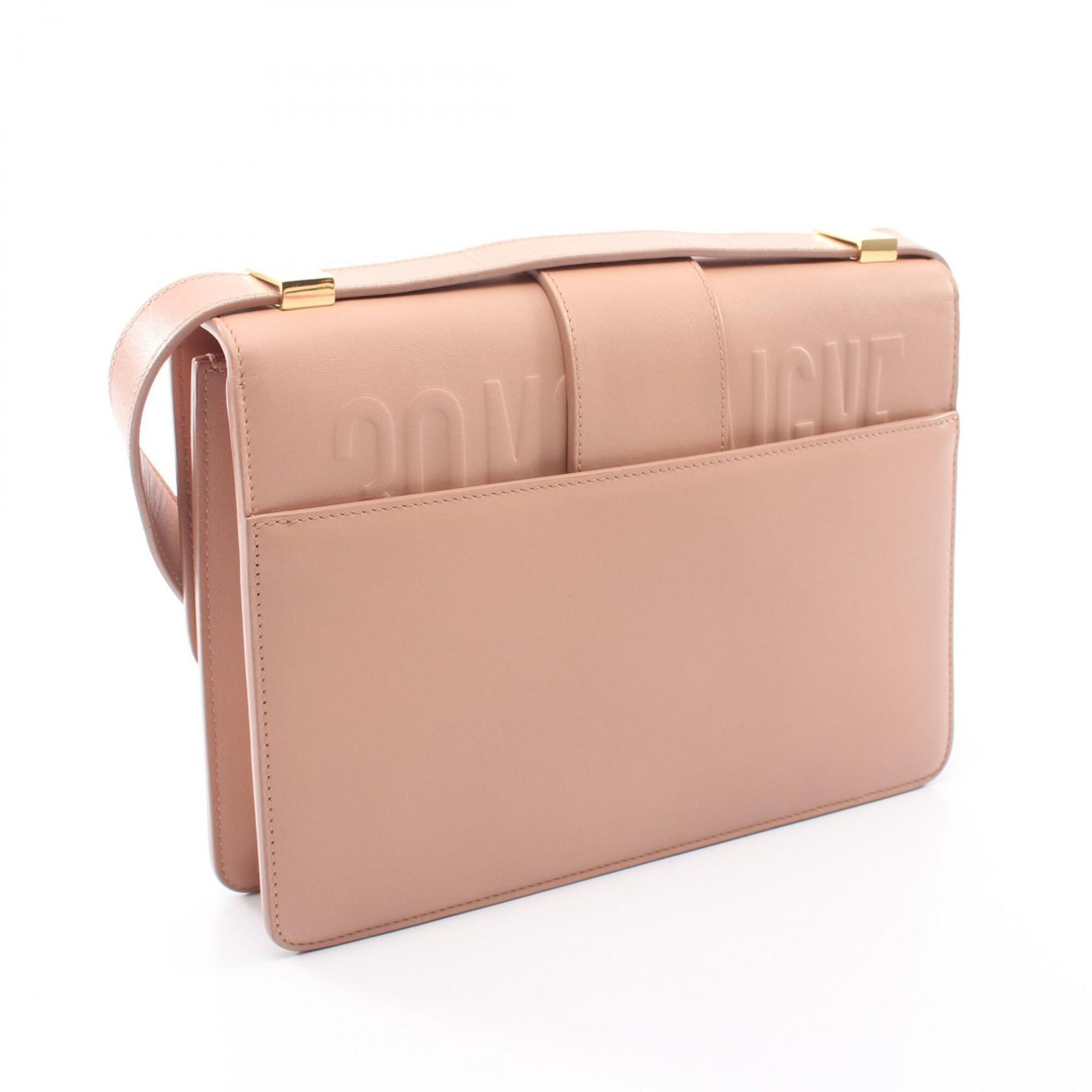 Christian Dior Pink Leather Handbag Shoulder Bag (Pre-Owned)