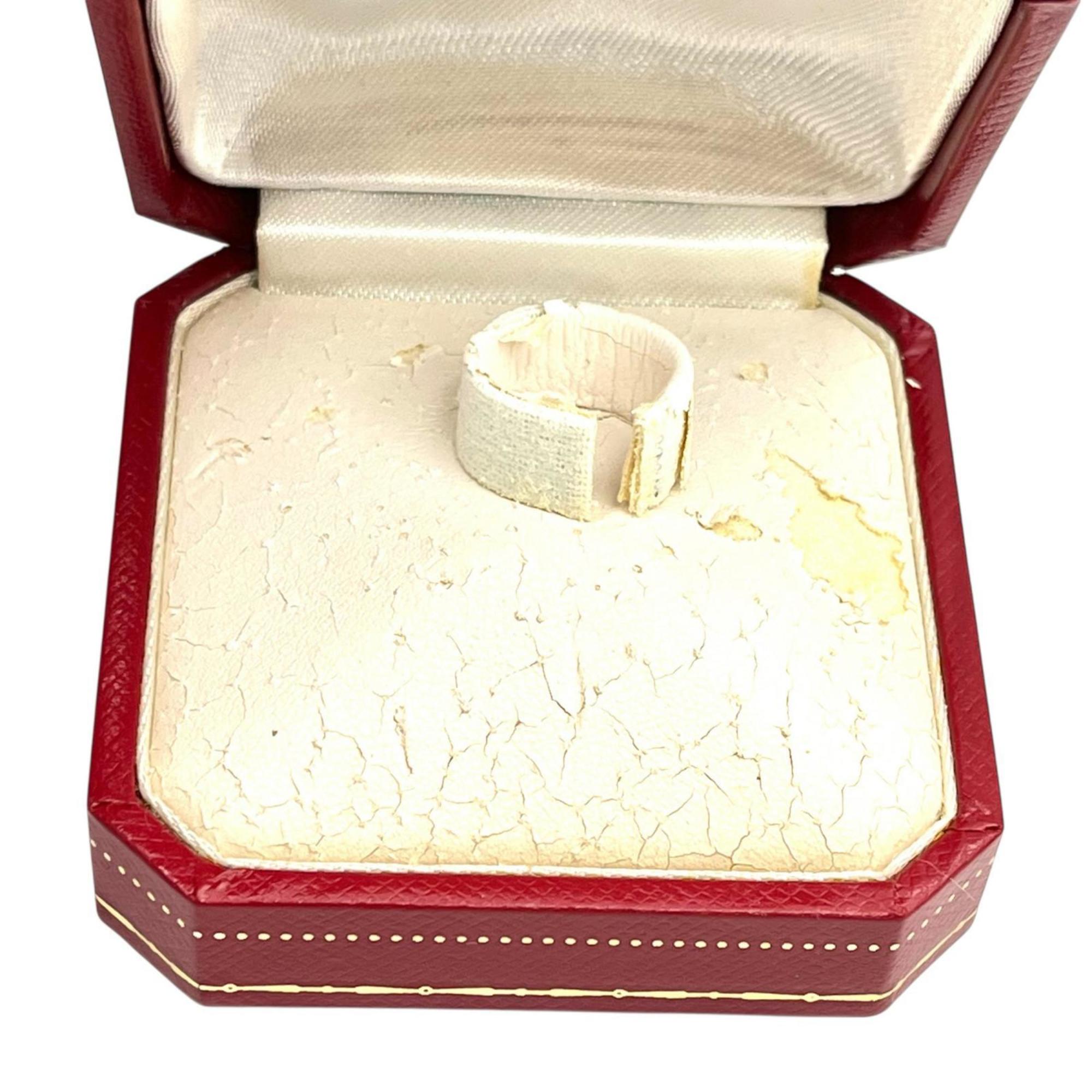 Cartier Silver White Gold (18K) Band Ring (Pre-Owned)