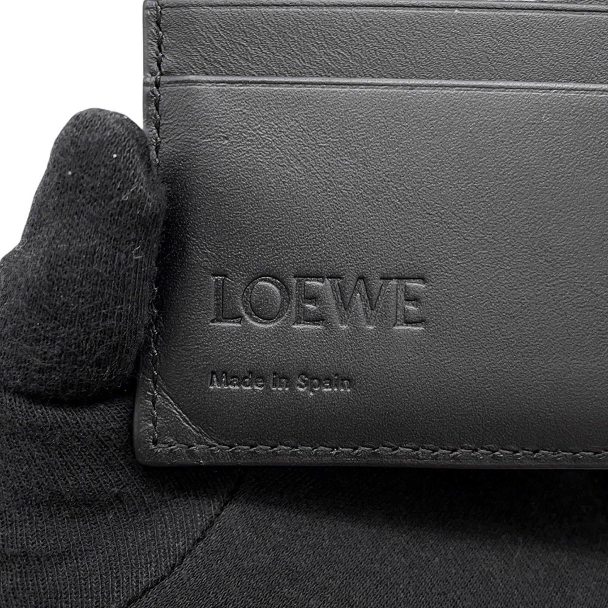 Loewe Black Leather Wallet (Bi-Fold) (Pre-Owned)