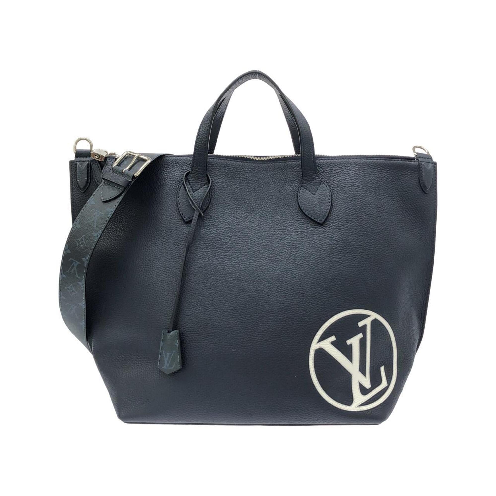 Louis Vuitton Taurillon Indigo Leather Handbag (Pre-Owned)