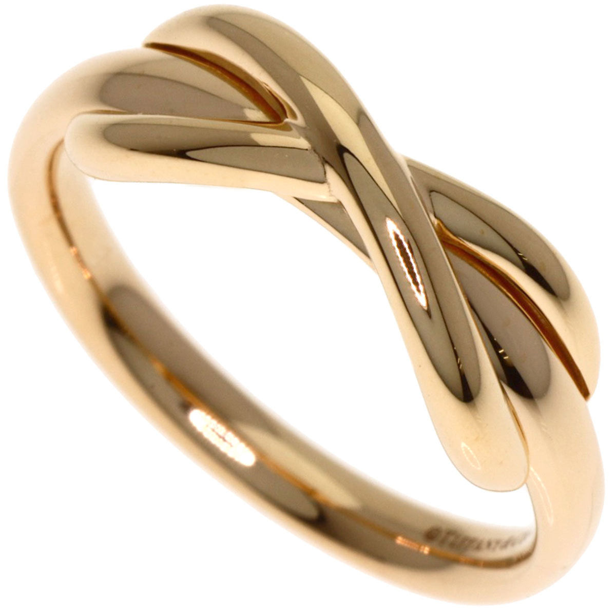 Tiffany Pink Gold (18K) Band Ring (Pre-Owned)