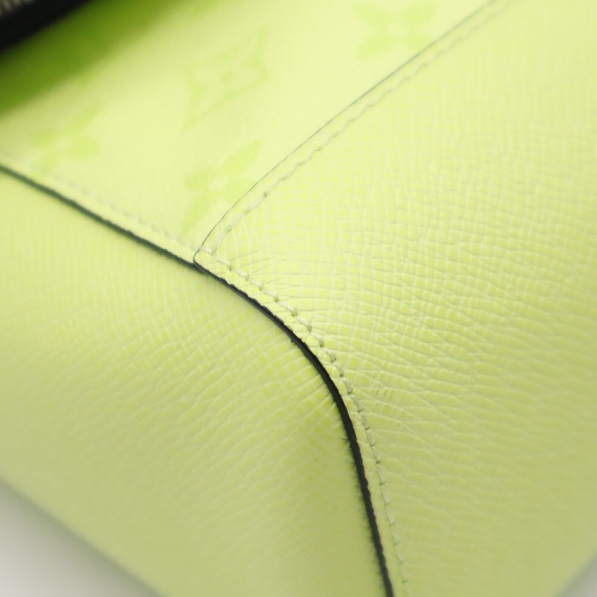 Louis Vuitton Lemon Yellow Coated Canvas Shoulder Bag (Pre-Owned)