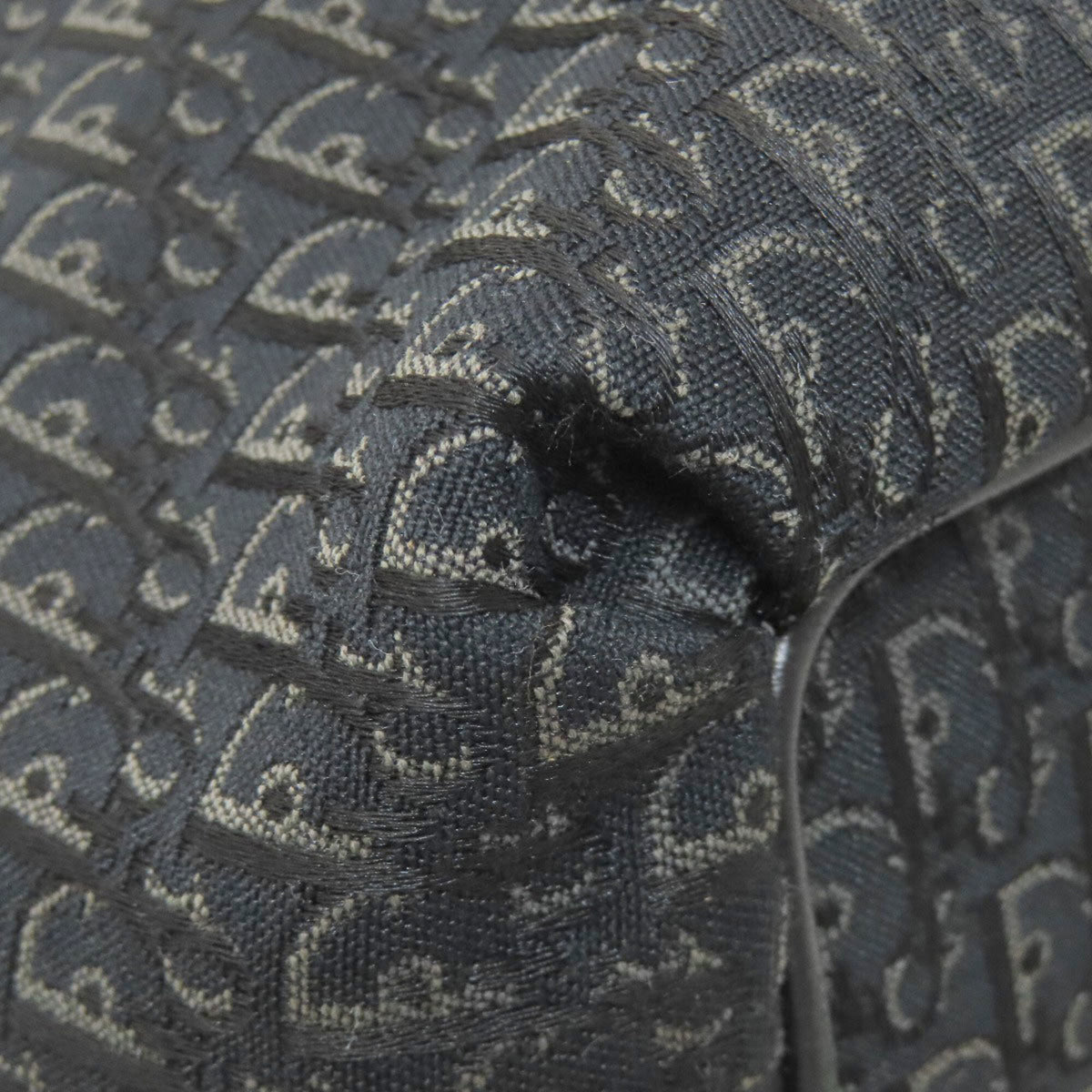 Christian Dior Black Canvas Tote Bag (Pre-Owned)