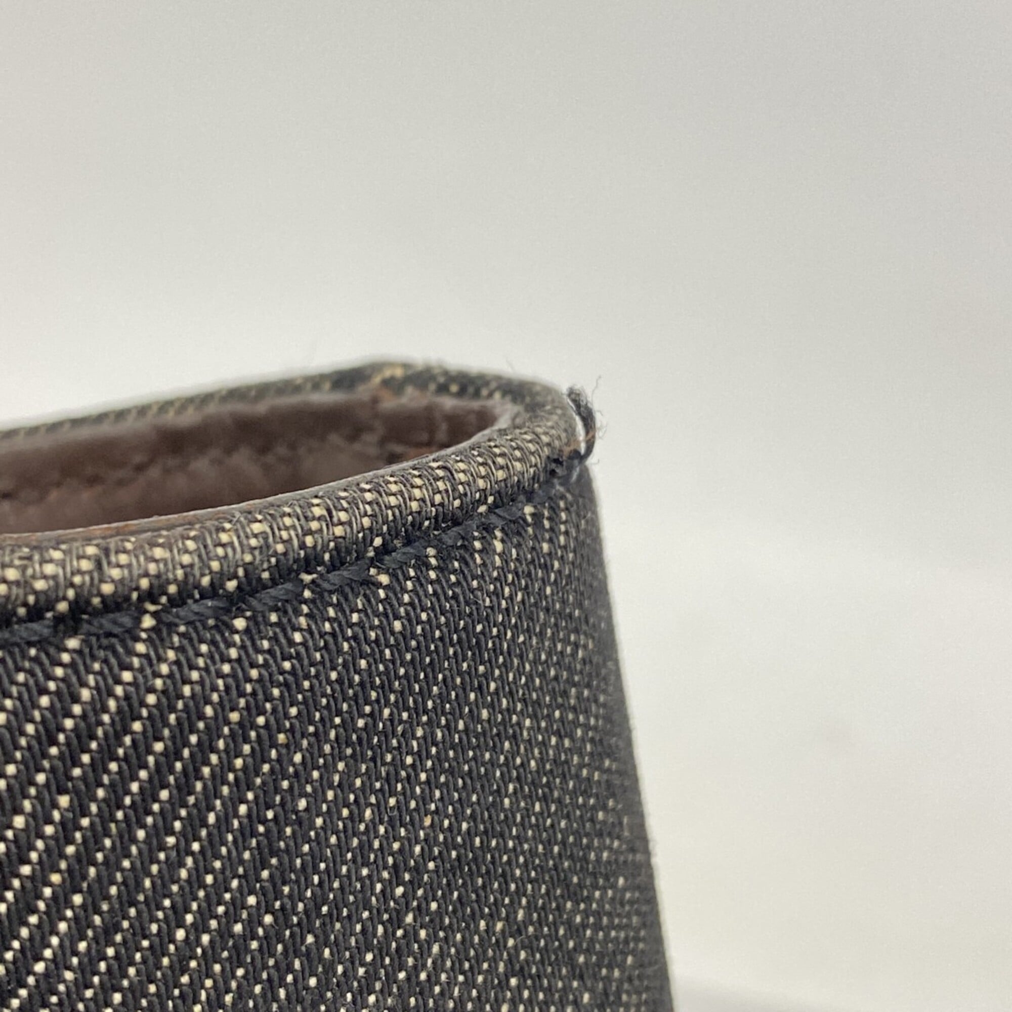 Chanel Black Brown Denim Tote Bag (Pre-Owned)