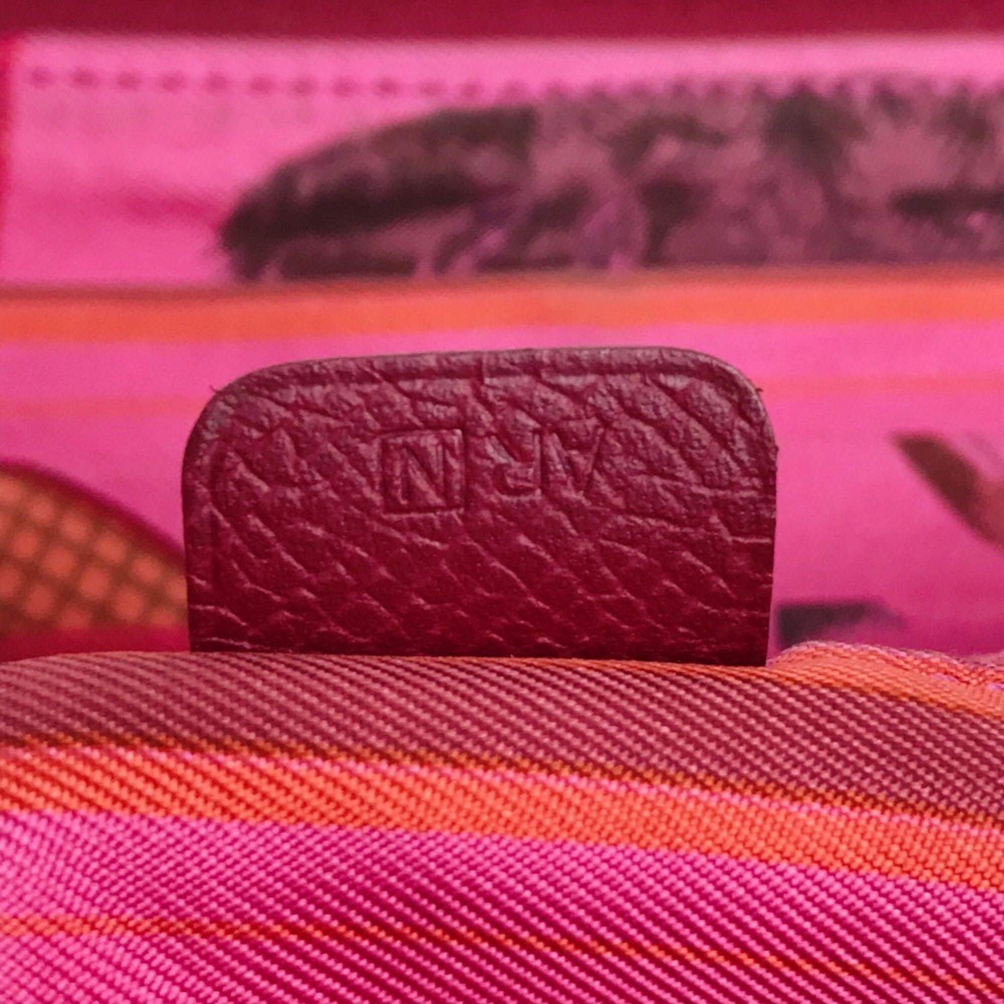 Hermes Silk'in Ruby Epsom Leather Long Wallet (Bi-Fold) (Pre-Owned)