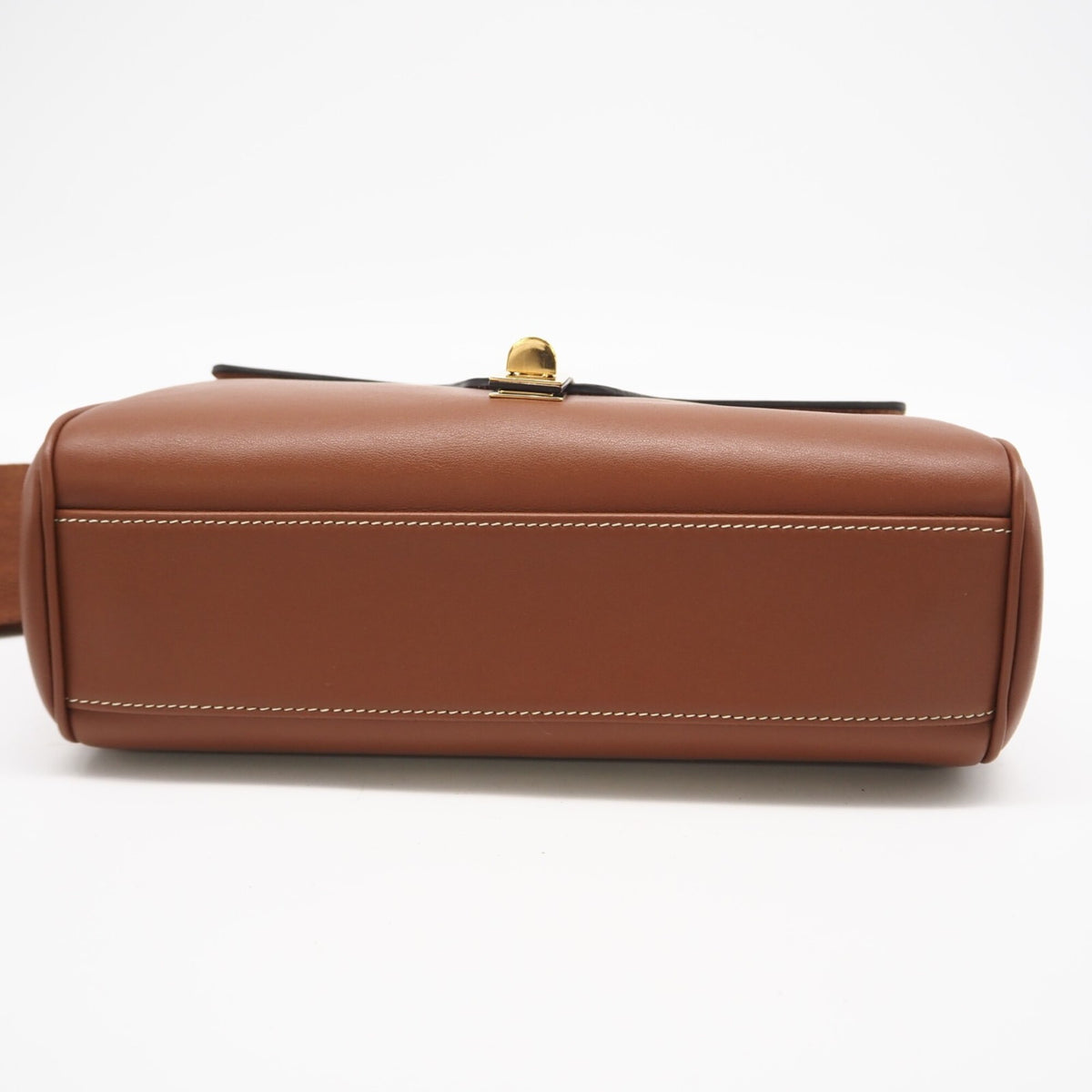 Celine Brown Leather Shoulder Bag (Pre-Owned)