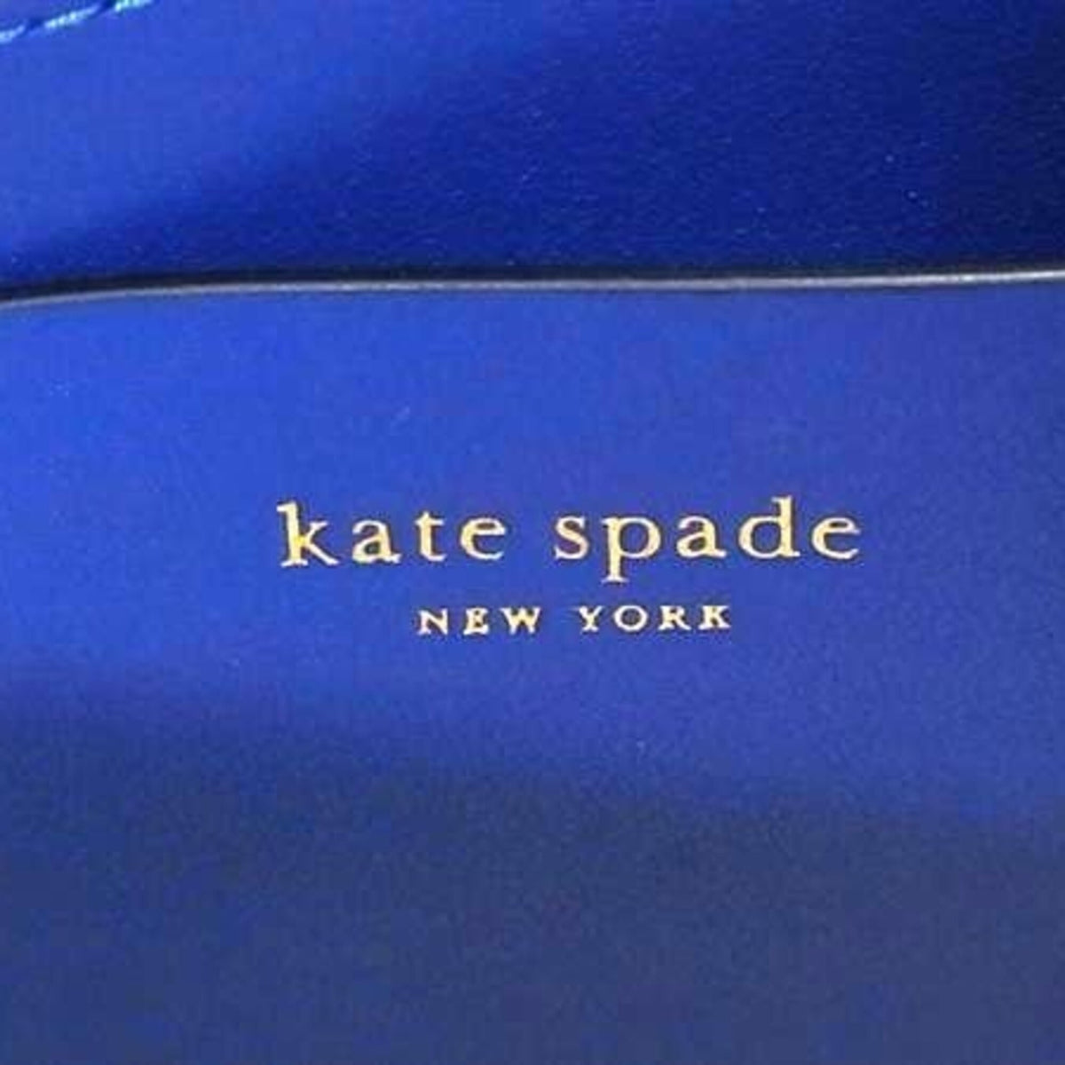 Kate Spade Blue Leather Handbag Shoulder Bag (Pre-Owned)