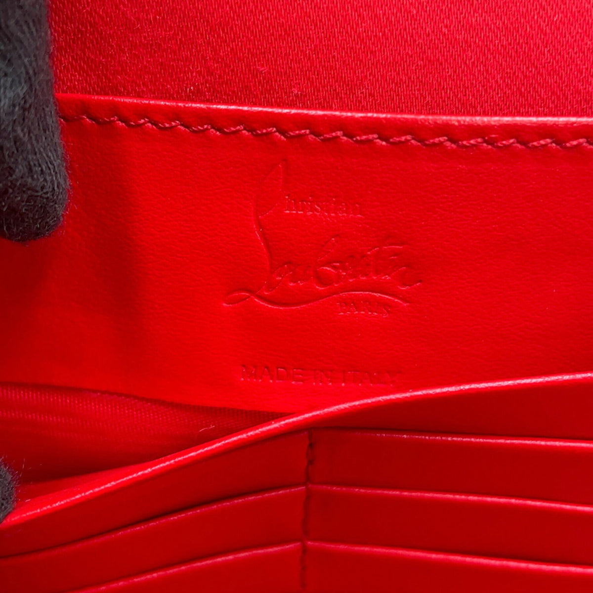 Christian Louboutin Black Leather Handbag (Pre-Owned)