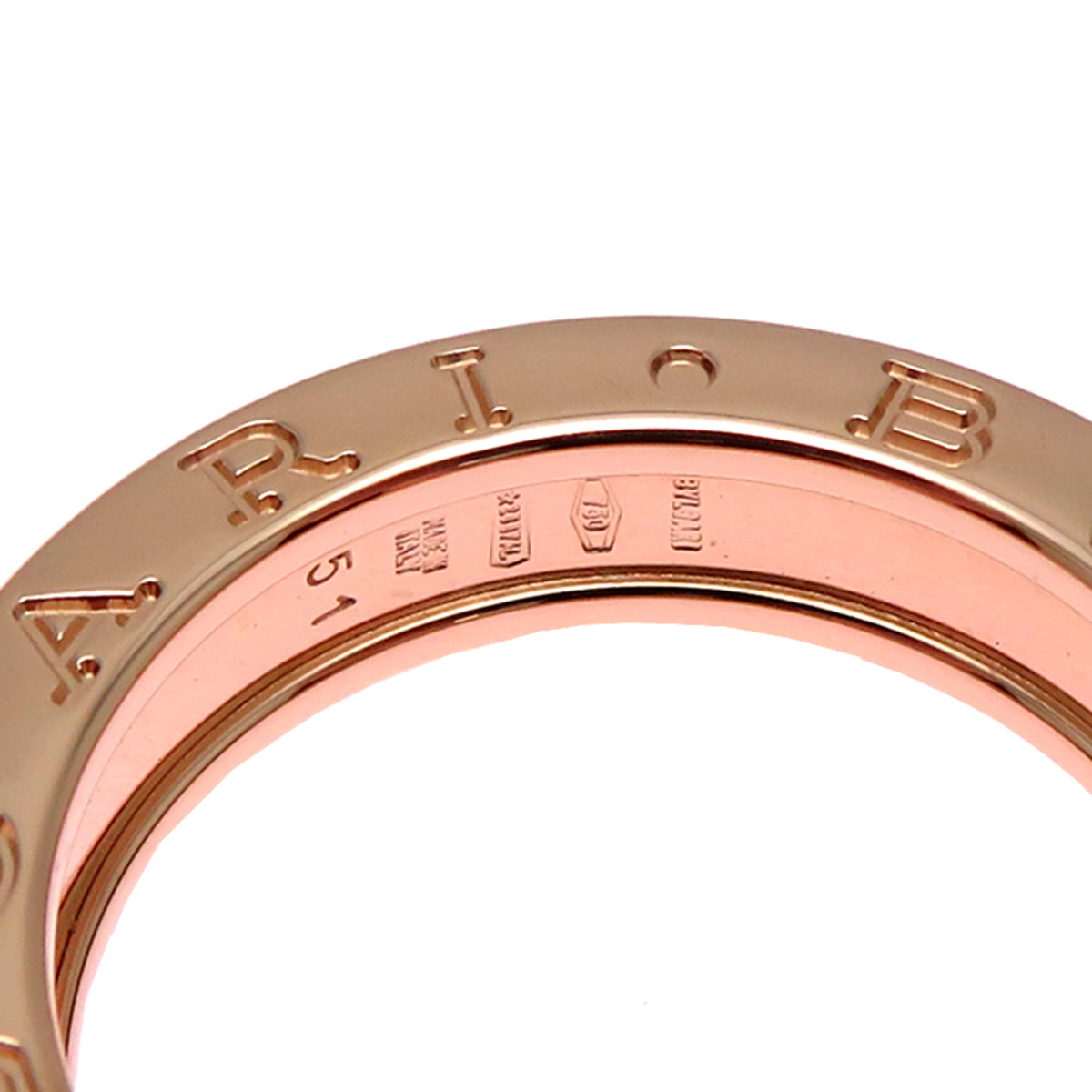 Bvlgari Pink Gold (18K) Band Ring (Pre-Owned)