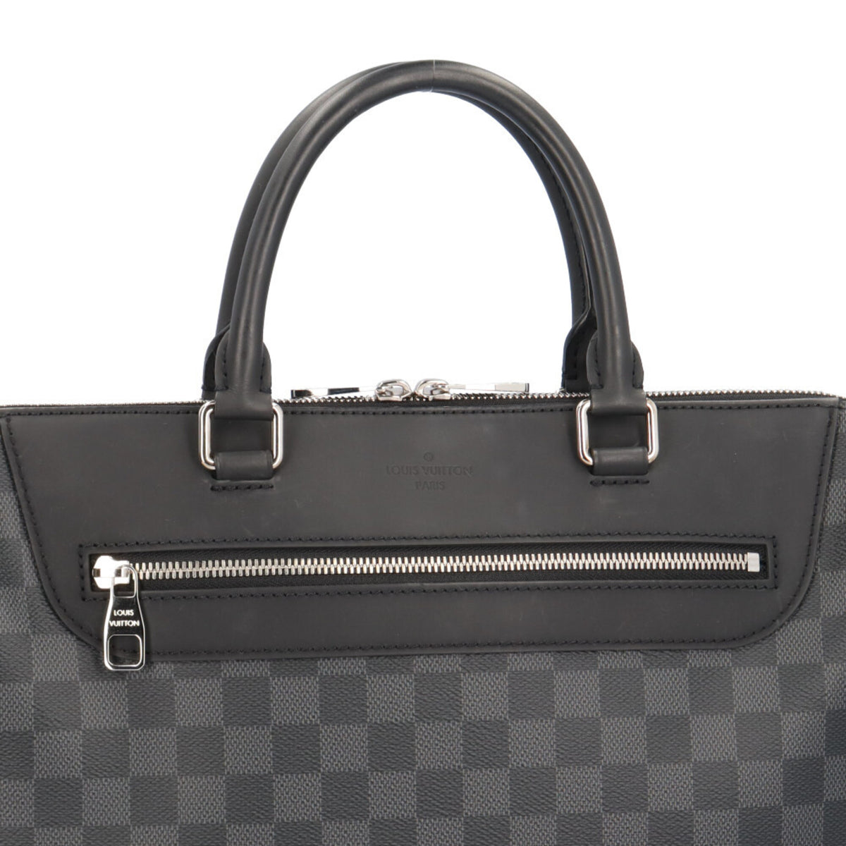 Louis Vuitton Black Gray Damier Graphite Briefcase (Pre-Owned)