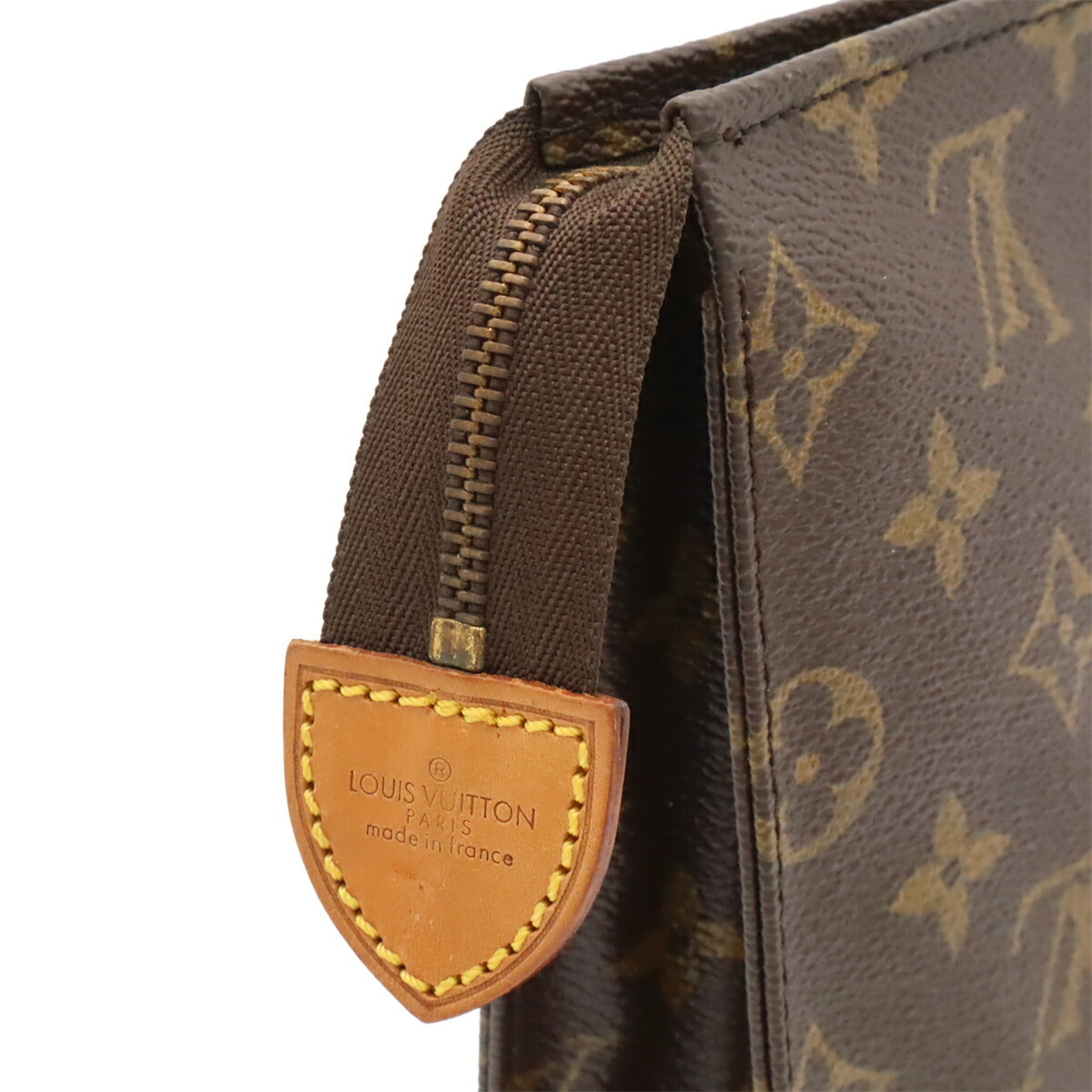 Louis Vuitton Brown Monogram Canvas Pochette Pouch (Pre-Owned)