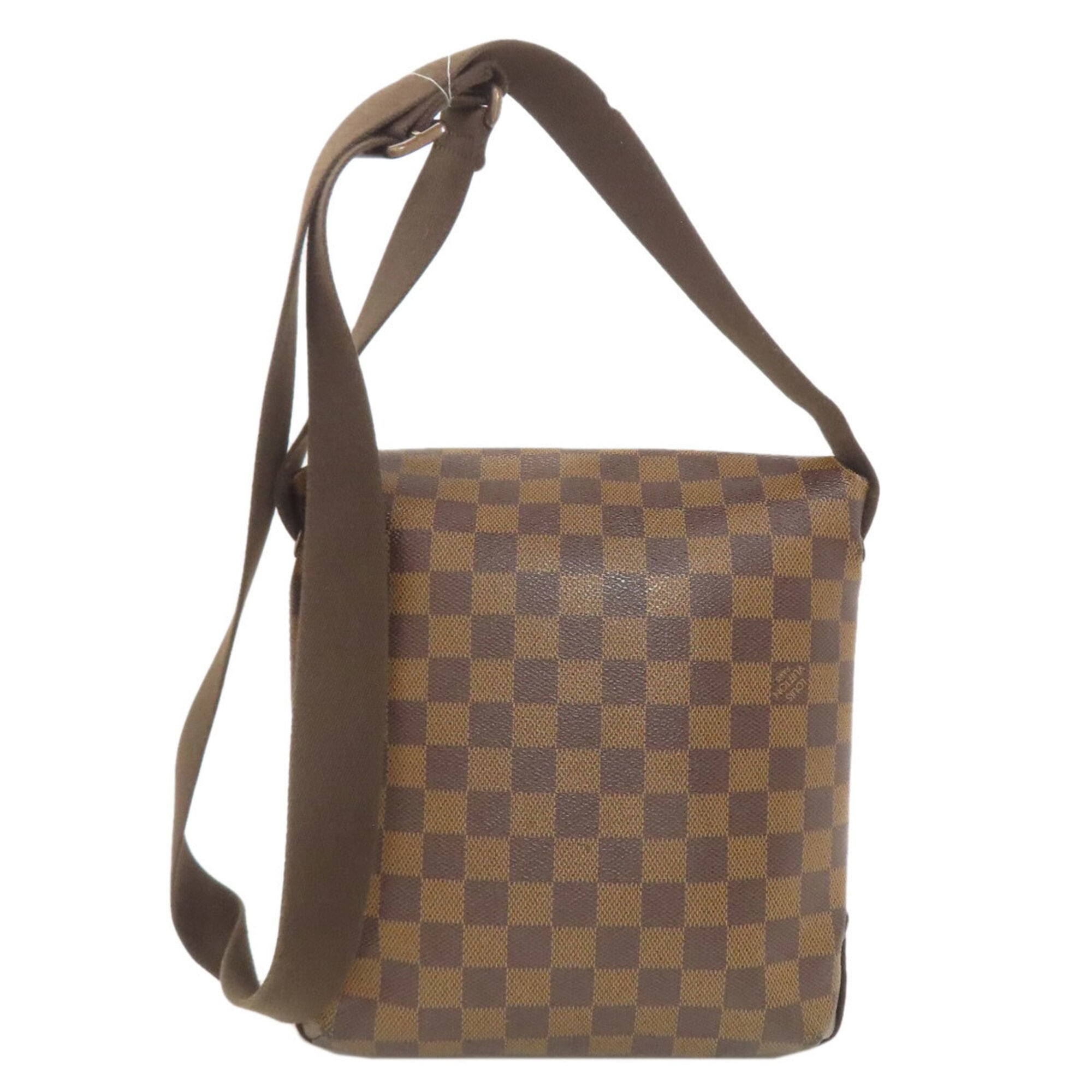 Louis Vuitton Damier Canvas Ebene Damier Canvas Shoulder Bag (Pre-Owned)