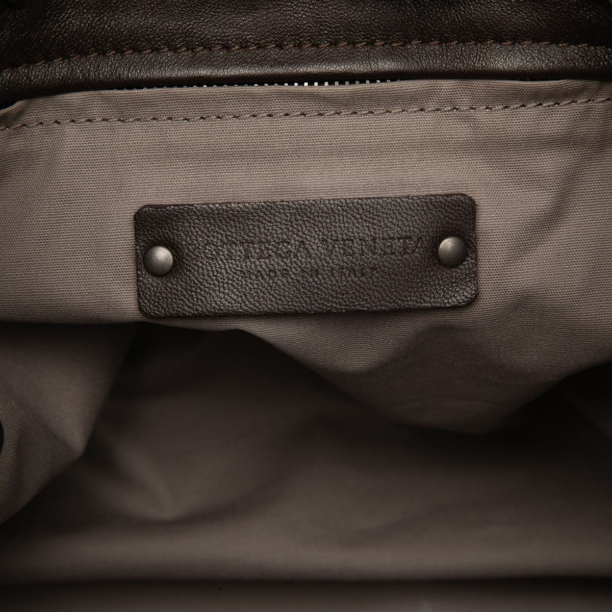Bottega Veneta Brown Leather Handbag Tote Bag (Pre-Owned)