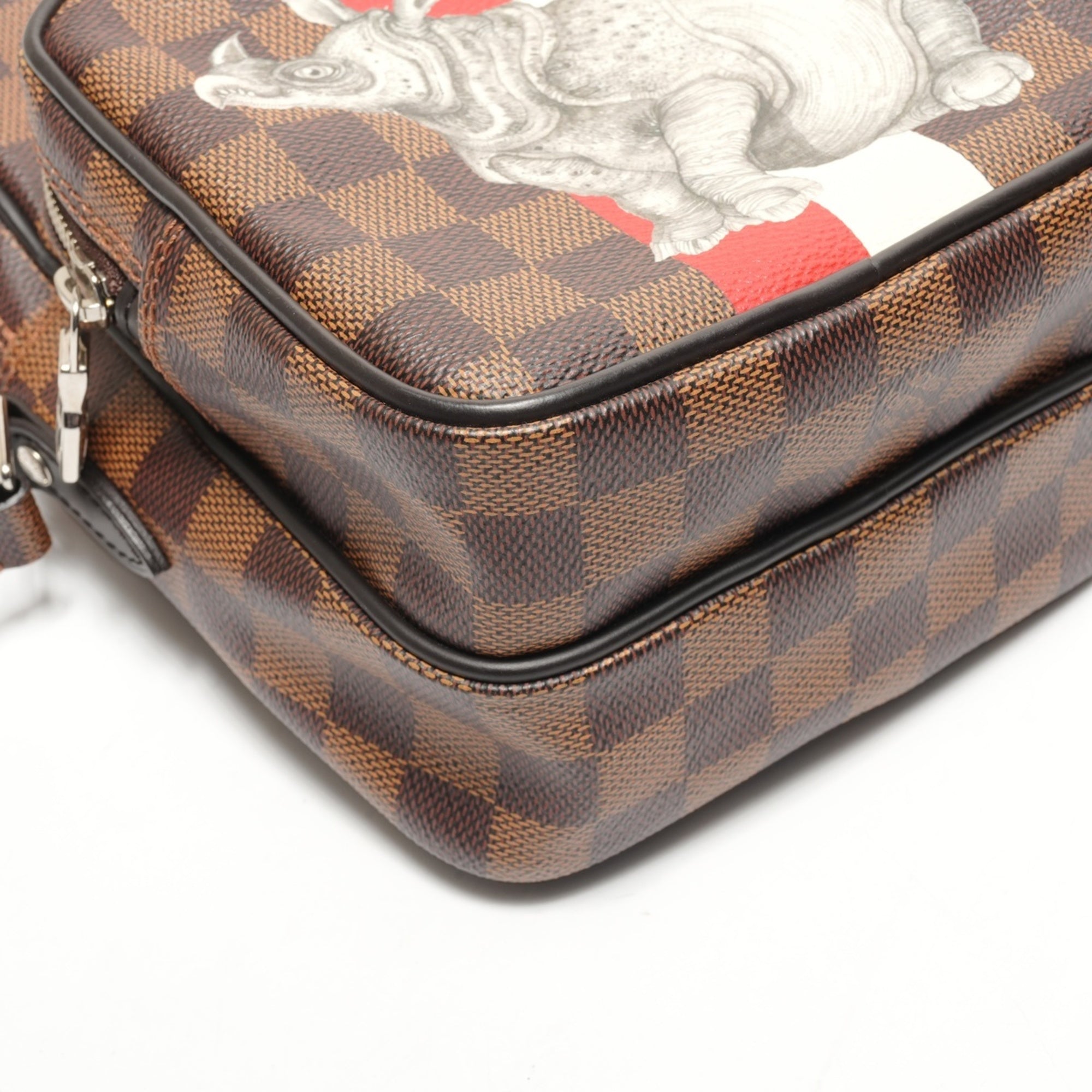 Louis Vuitton Damier Brown Damier Canvas Shoulder Bag (Pre-Owned)
