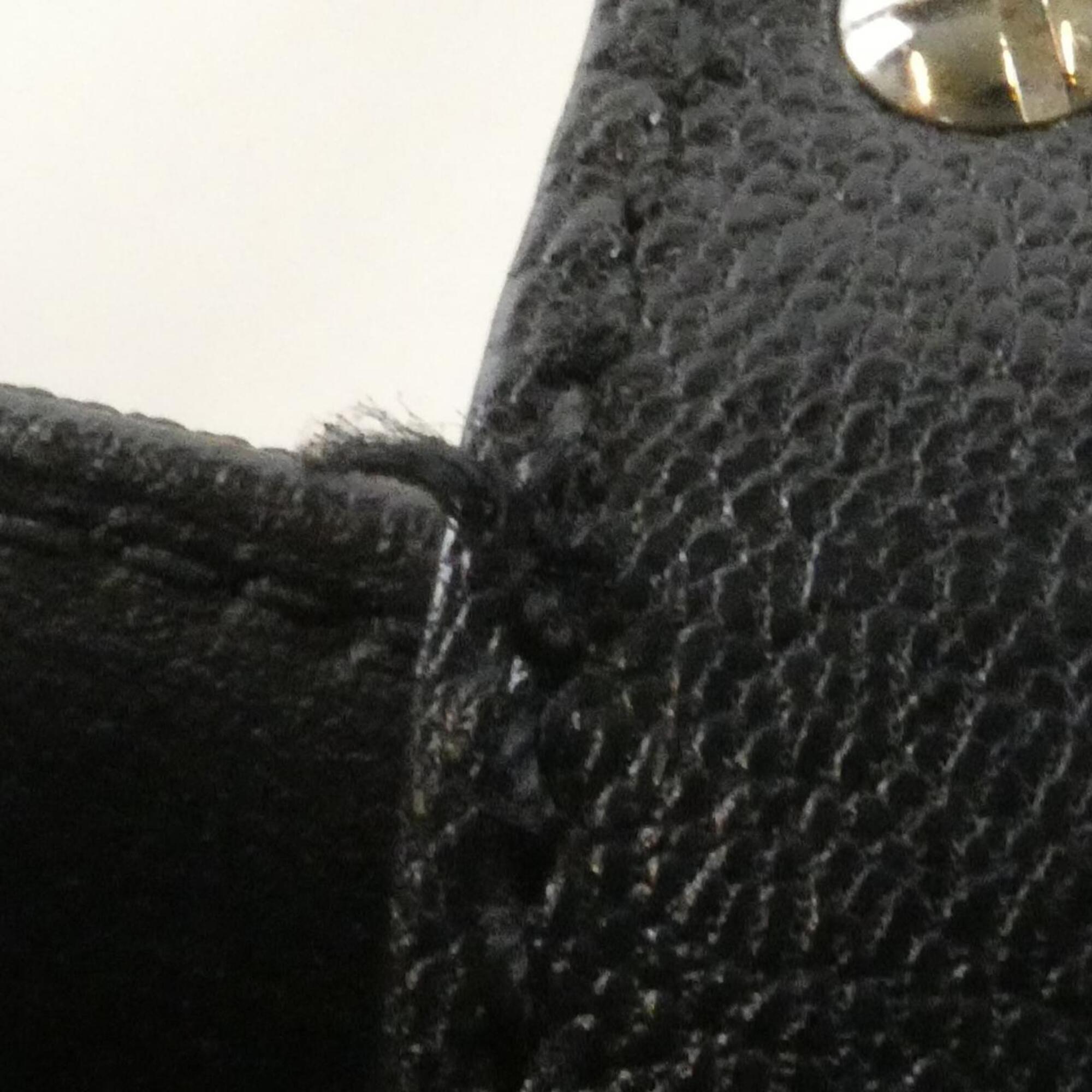 Chanel Black Canvas Handbag (Pre-Owned)