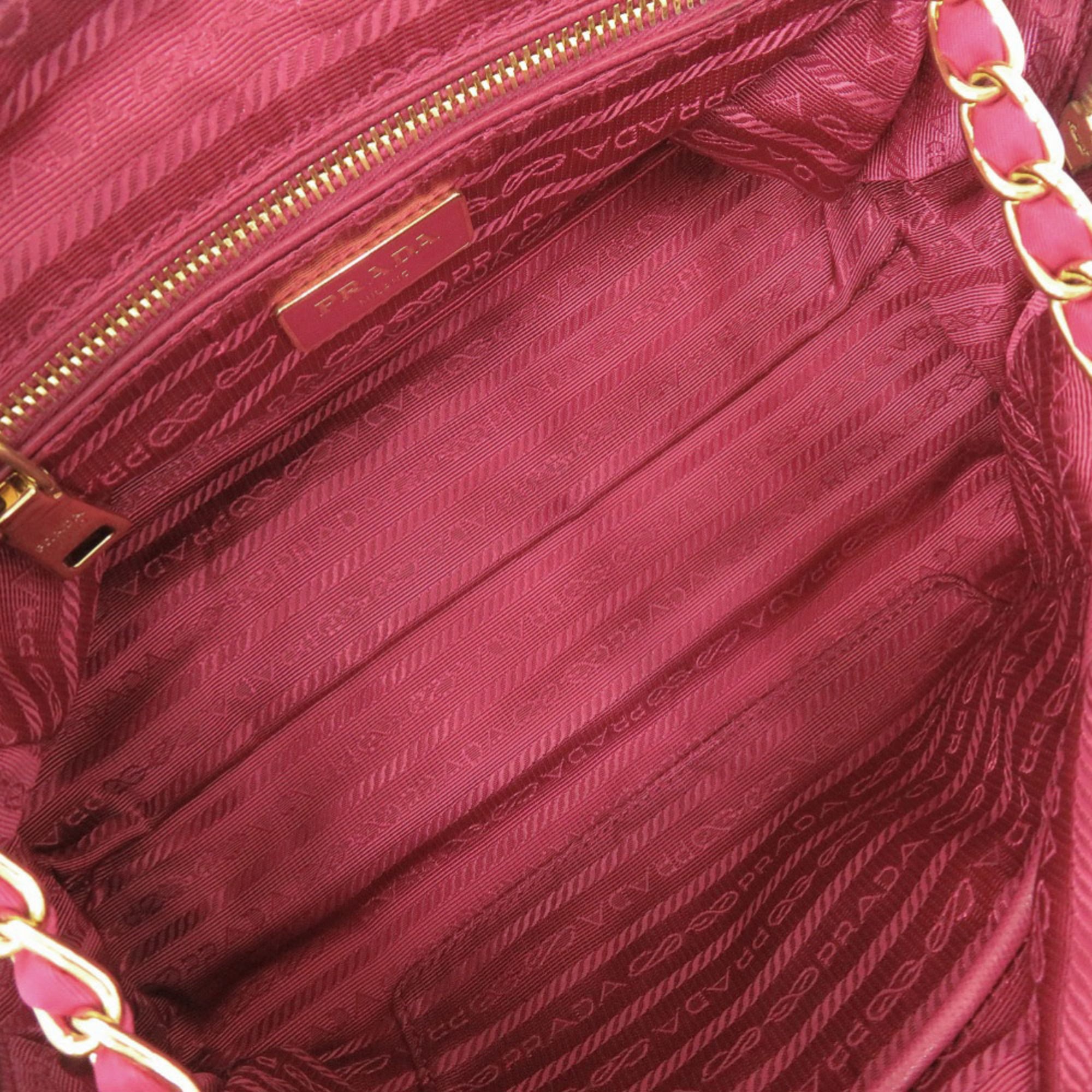 Prada Pink Nylon Shoulder Bag (Pre-Owned)