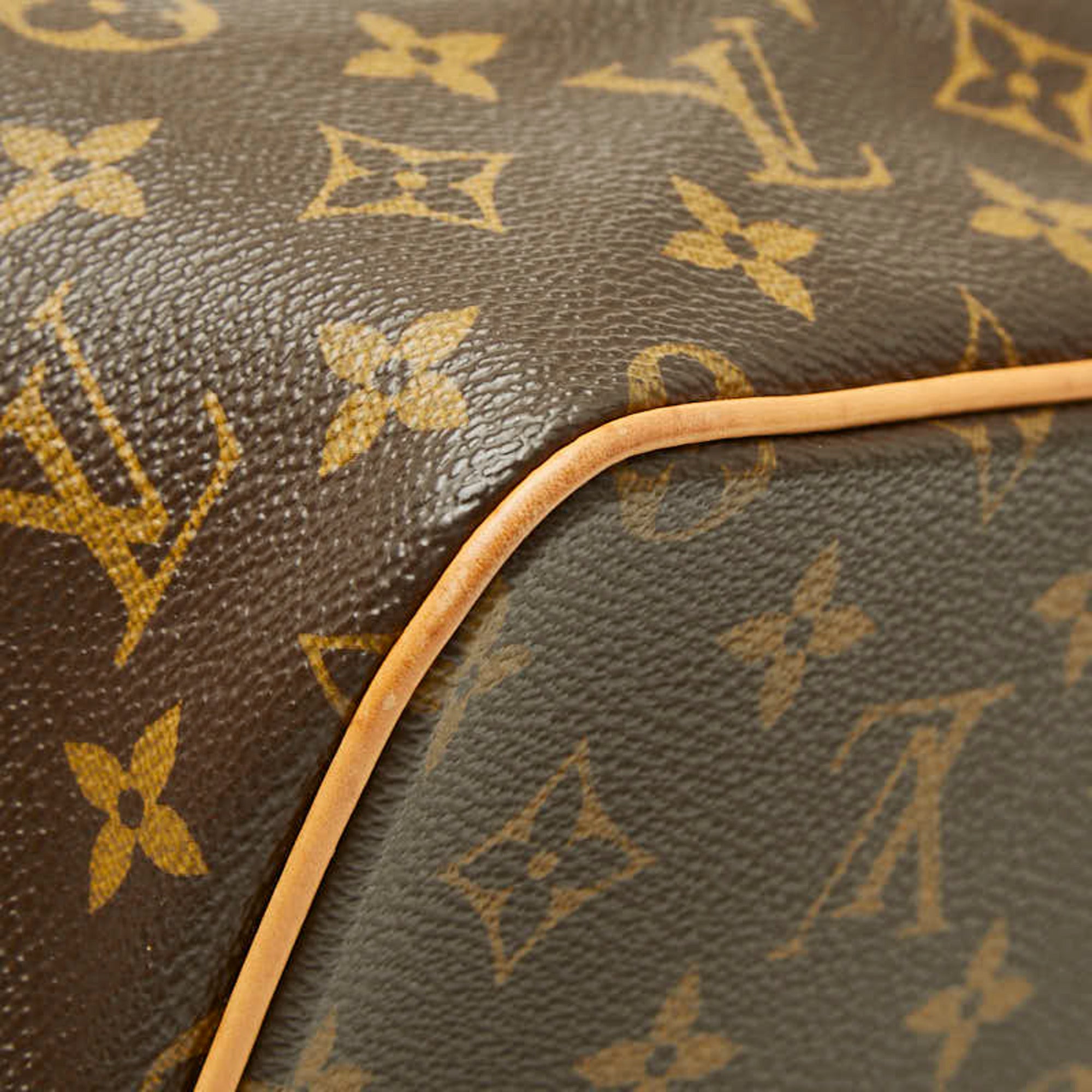 Louis Vuitton Brown Pvc Leather Handbag Shoulder Bag (Pre-Owned)