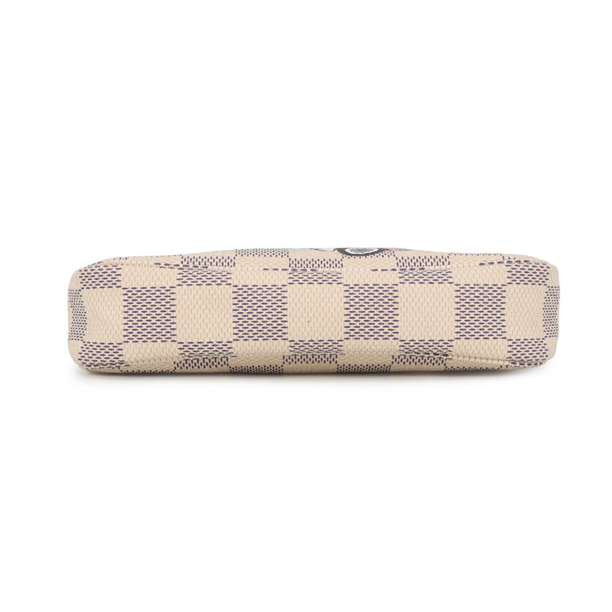 Louis Vuitton Damier Azur Pink Damier Azur Handbag Pochette (Pre-Owned)