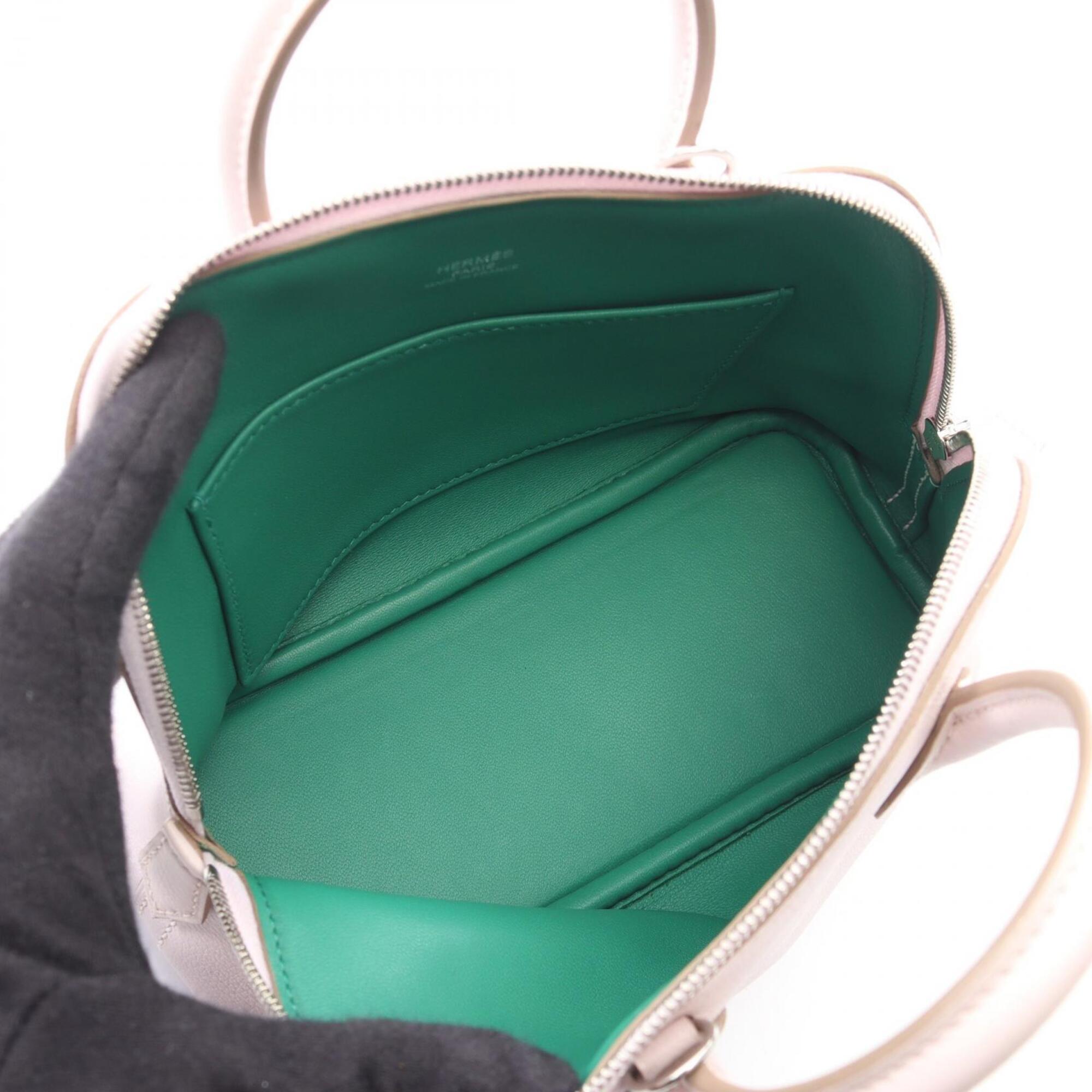 Hermes Pink Evercalf Leather Handbag (Pre-Owned)