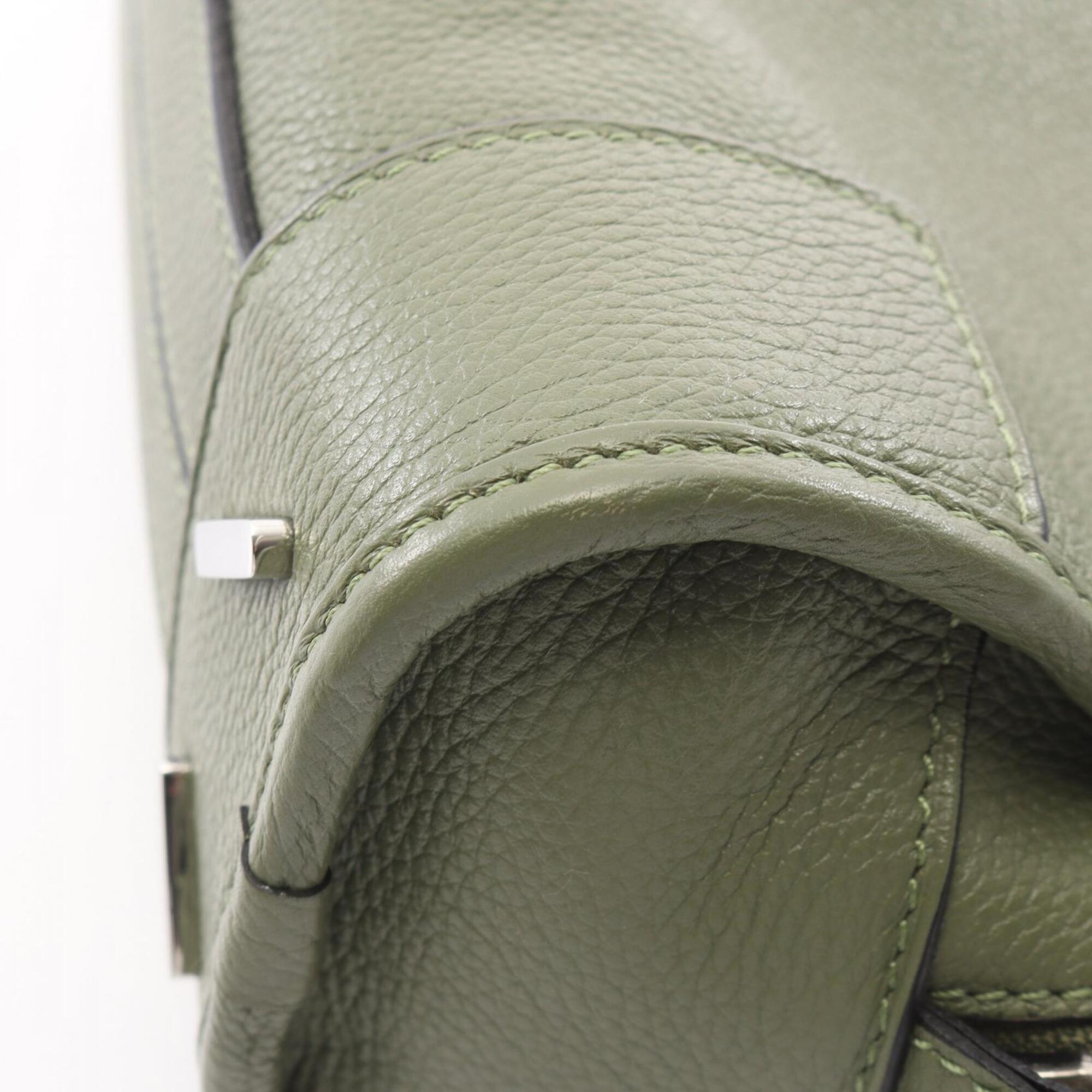 Loewe Green Leather Handbag (Pre-Owned)