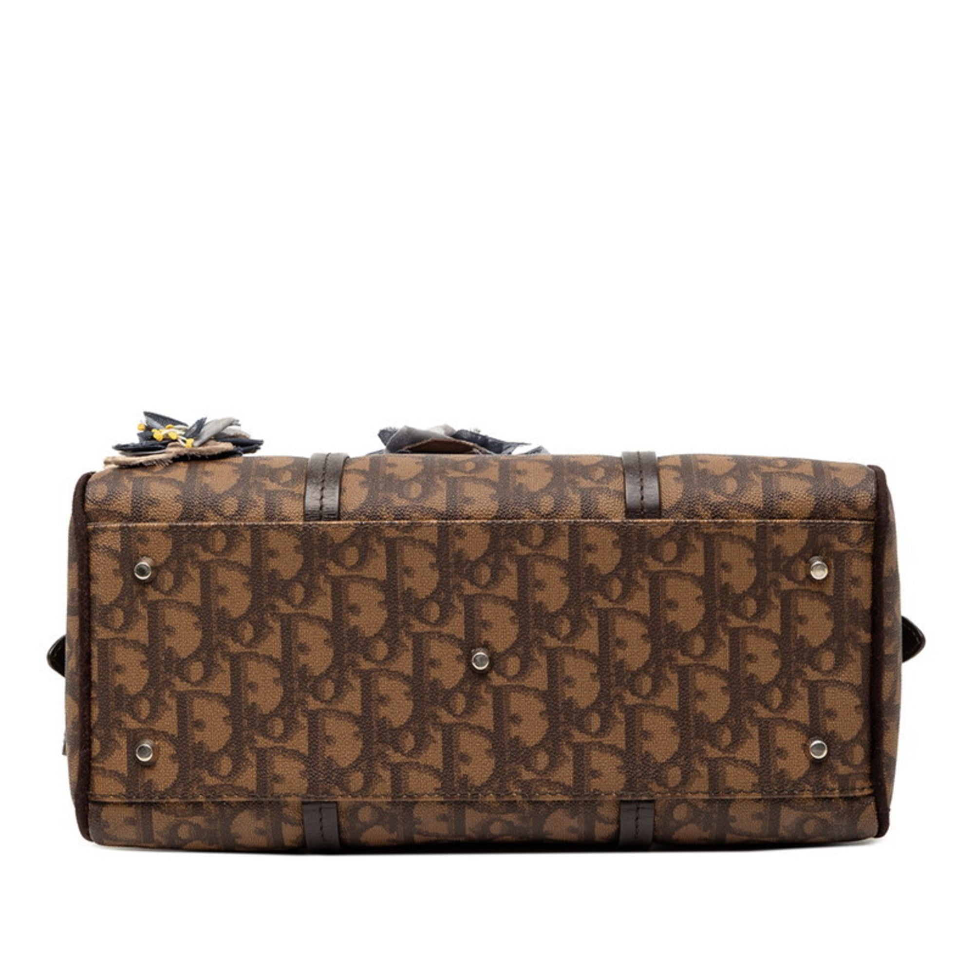 Christian Dior Brown Trotter Pvc Handbag (Pre-Owned)