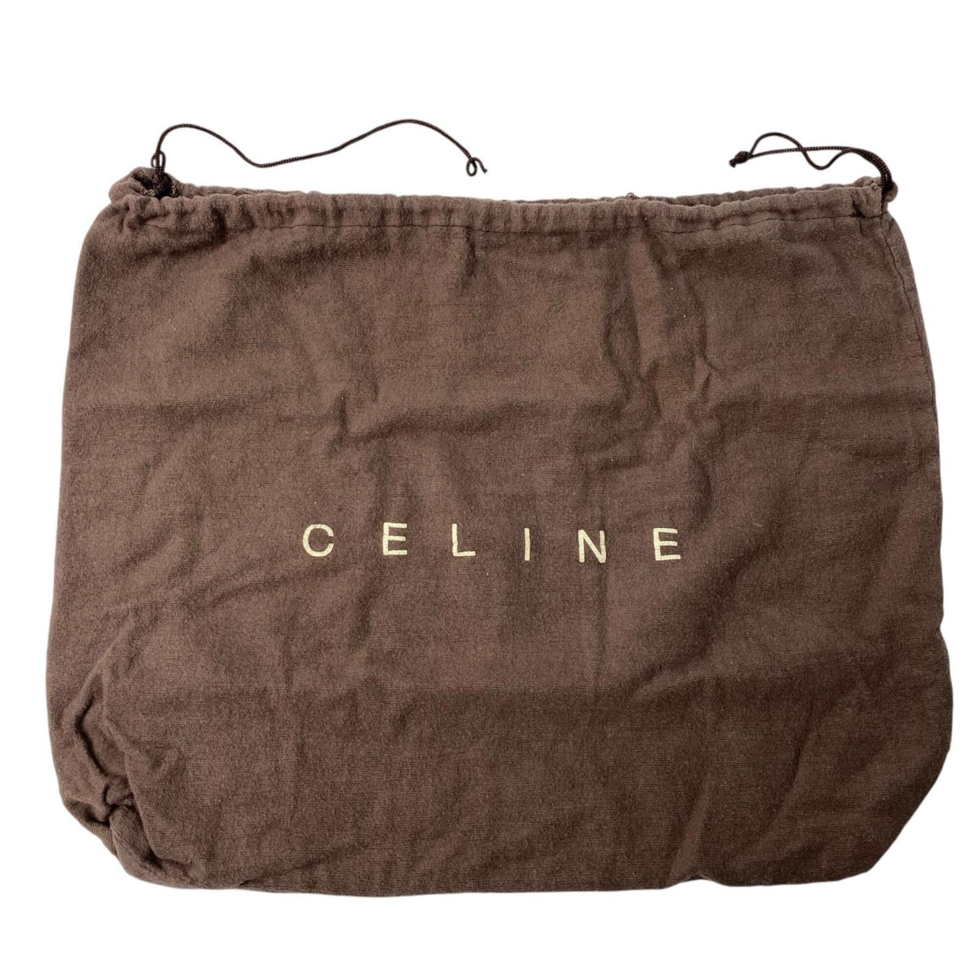 Celine Khaki Suede Leather Shoulder Bag (Pre-Owned)