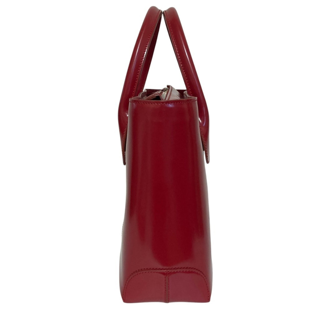 Tod's Red Color Leather Handbag Shoulder Bag (Pre-Owned)