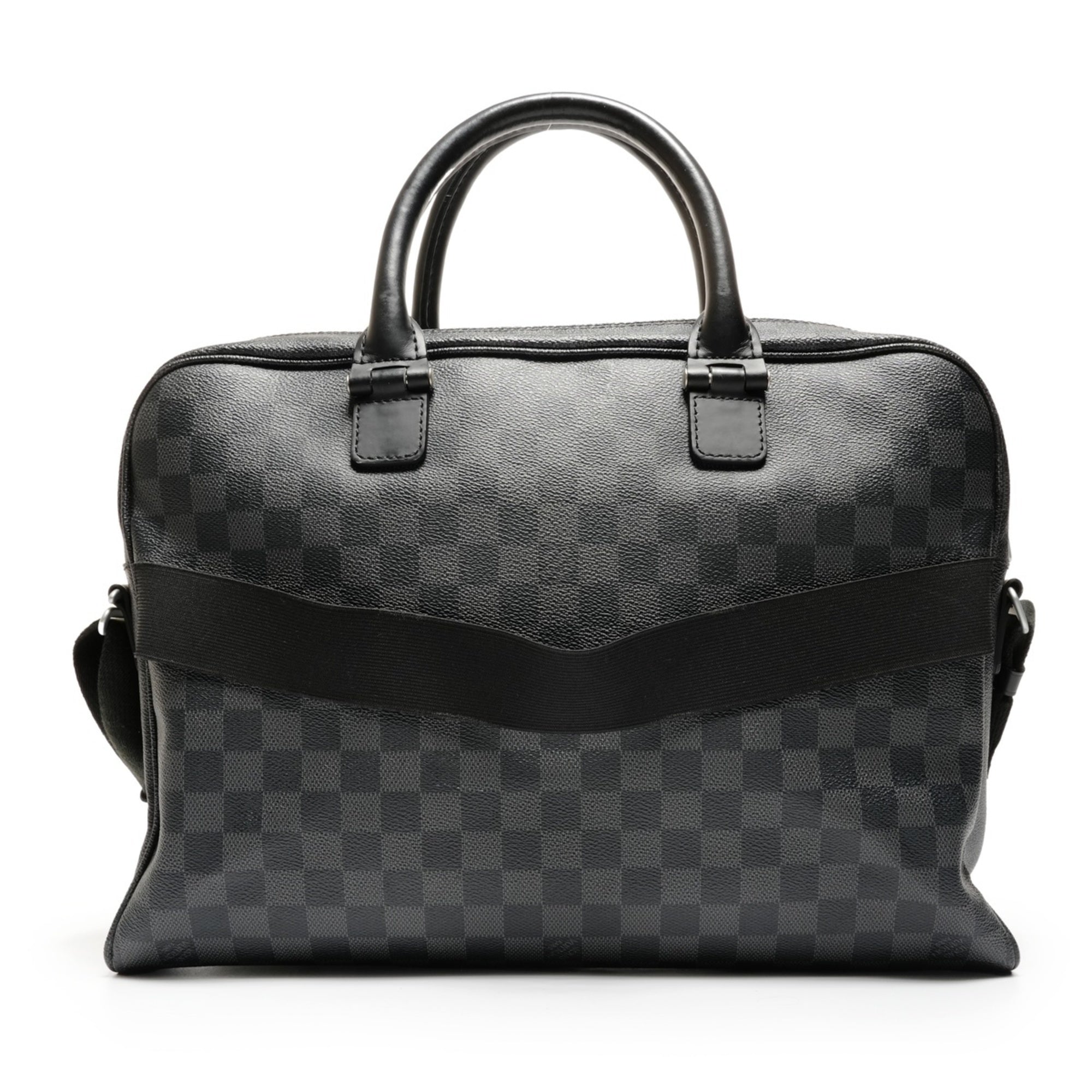 Louis Vuitton Black Damier Graphite Shoulder Bag (Pre-Owned)