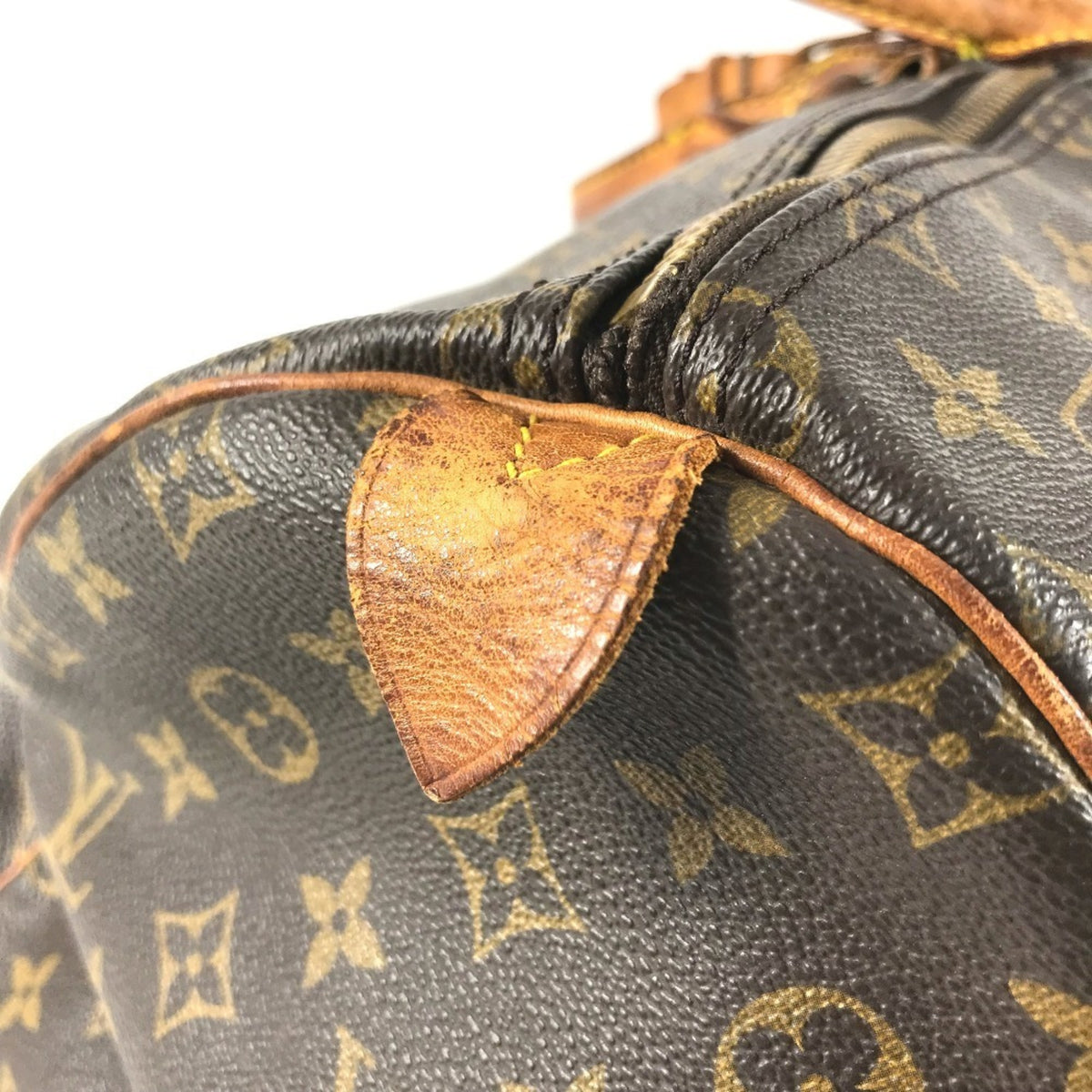 Louis Vuitton Brown Monogram Canvas Boston Bag Handbag (Pre-Owned)