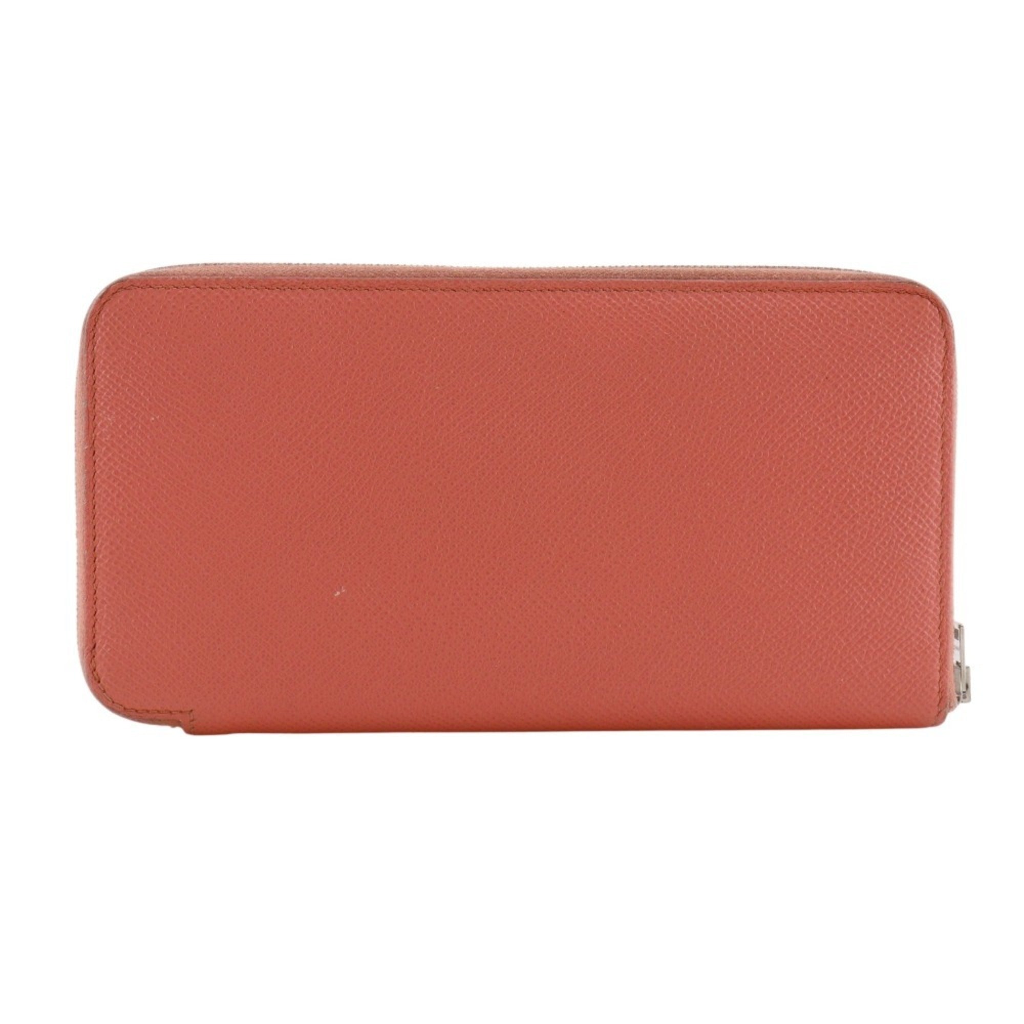 Hermes Silk'in Epsom Leather Long Wallet (Bi-Fold) (Pre-Owned)