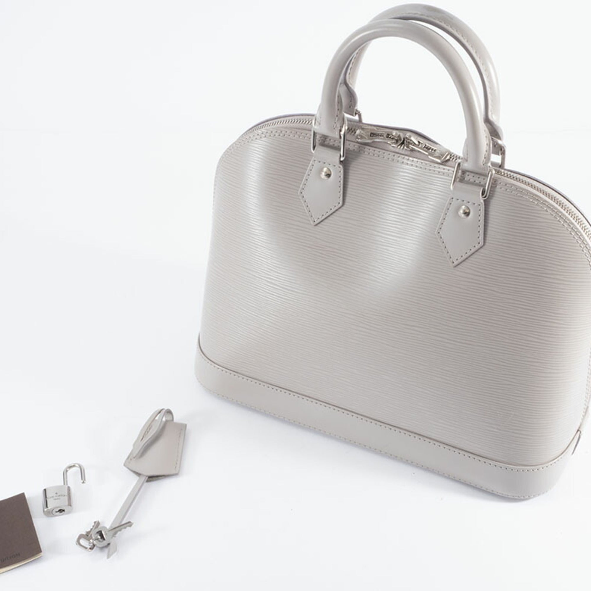 Louis Vuitton Gray Epi Leather Handbag (Pre-Owned)