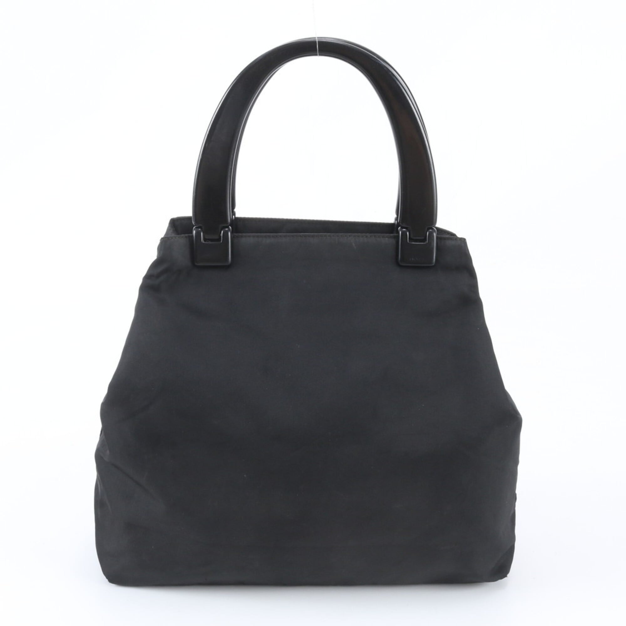 Prada Black Nylon Handbag Tote Bag (Pre-Owned)