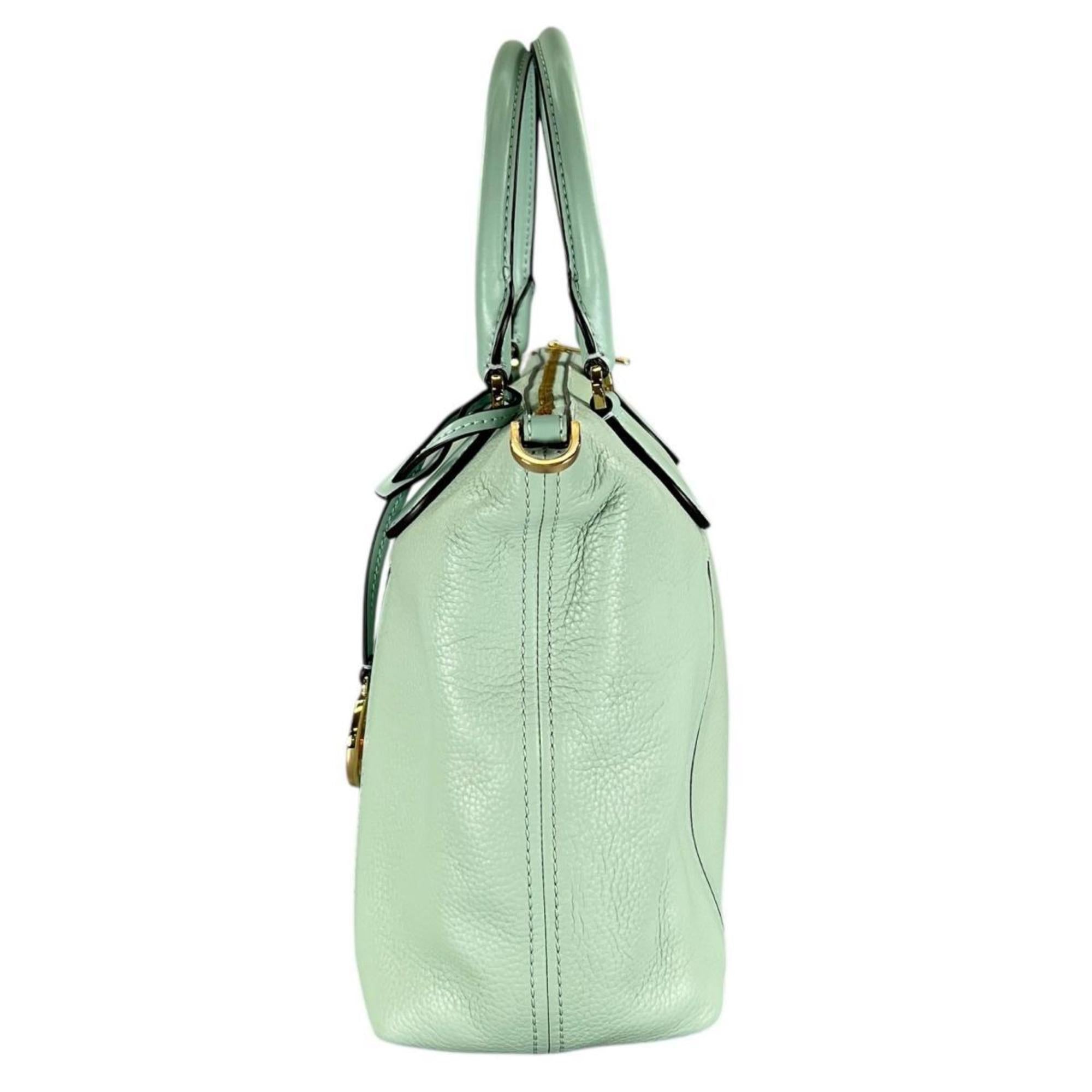 Michael Kors Light Green Handbag Shoulder Bag (Pre-Owned)