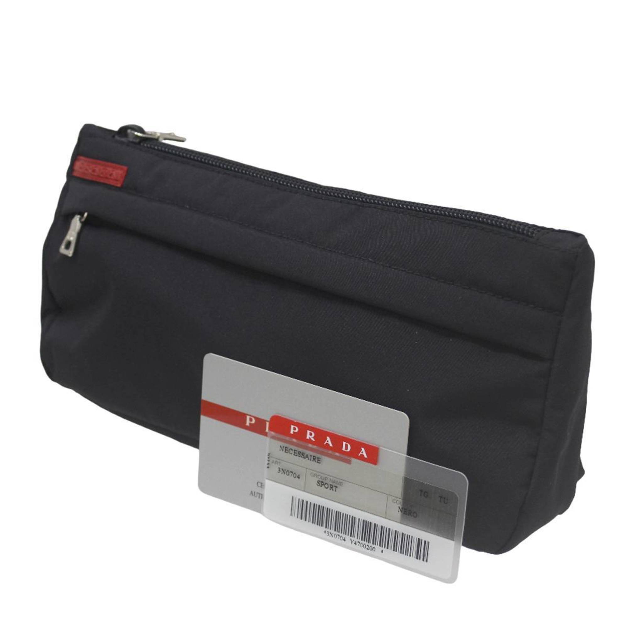 Prada Black Nylon Pouch (Pre-Owned)
