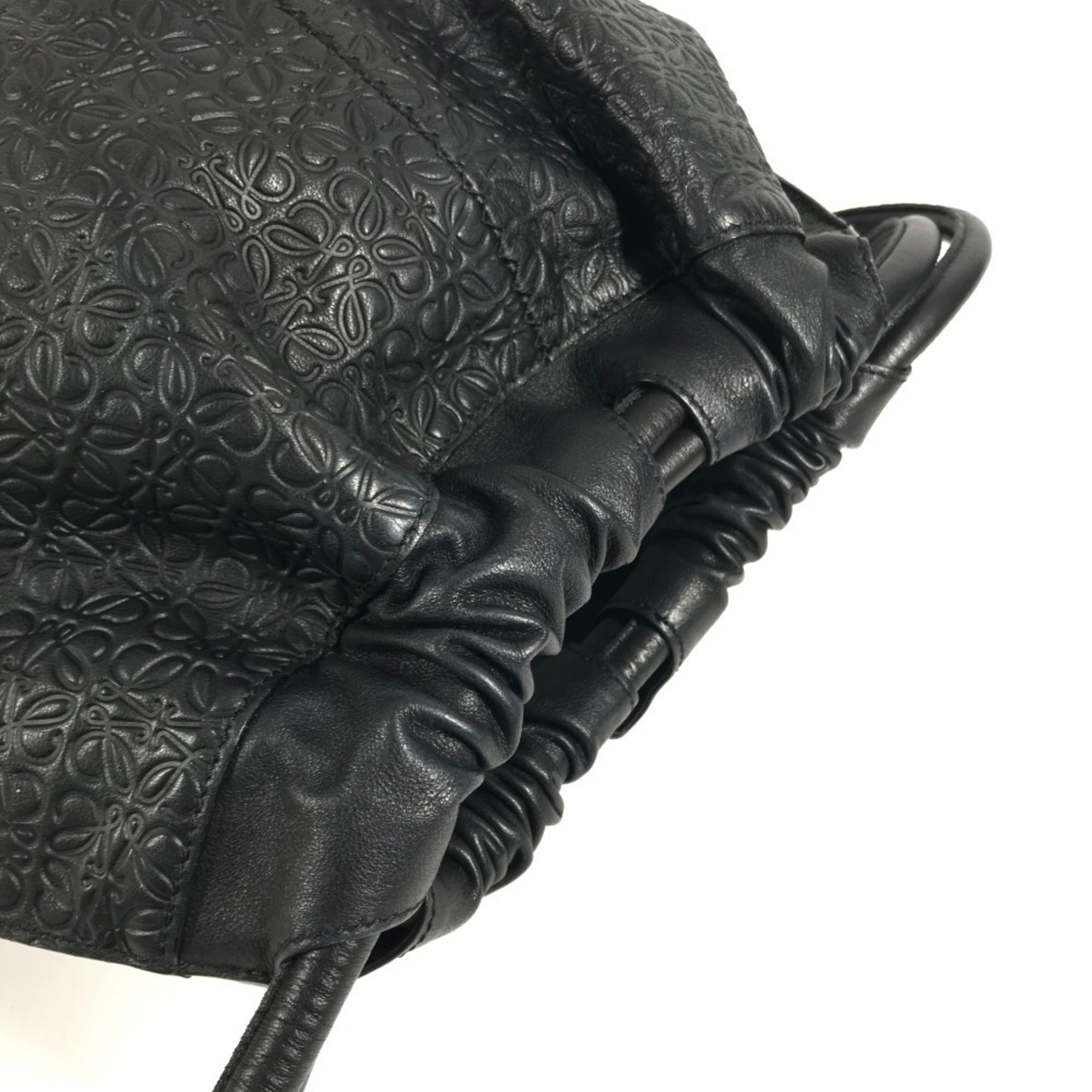 Loewe Black Leather Backpack (Pre-Owned)