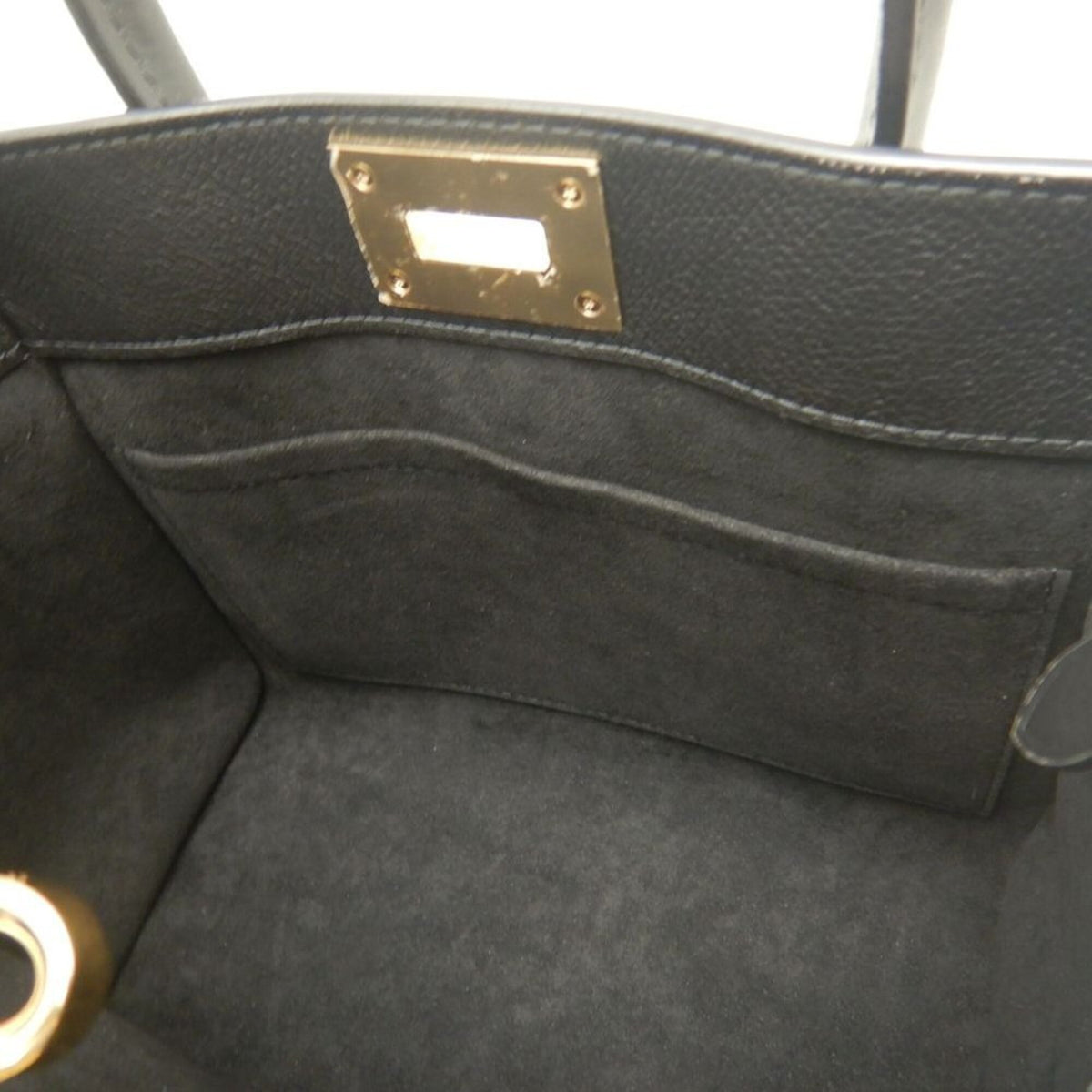 Louis Vuitton Brown Noir Monogram Leather Handbag (Pre-Owned)