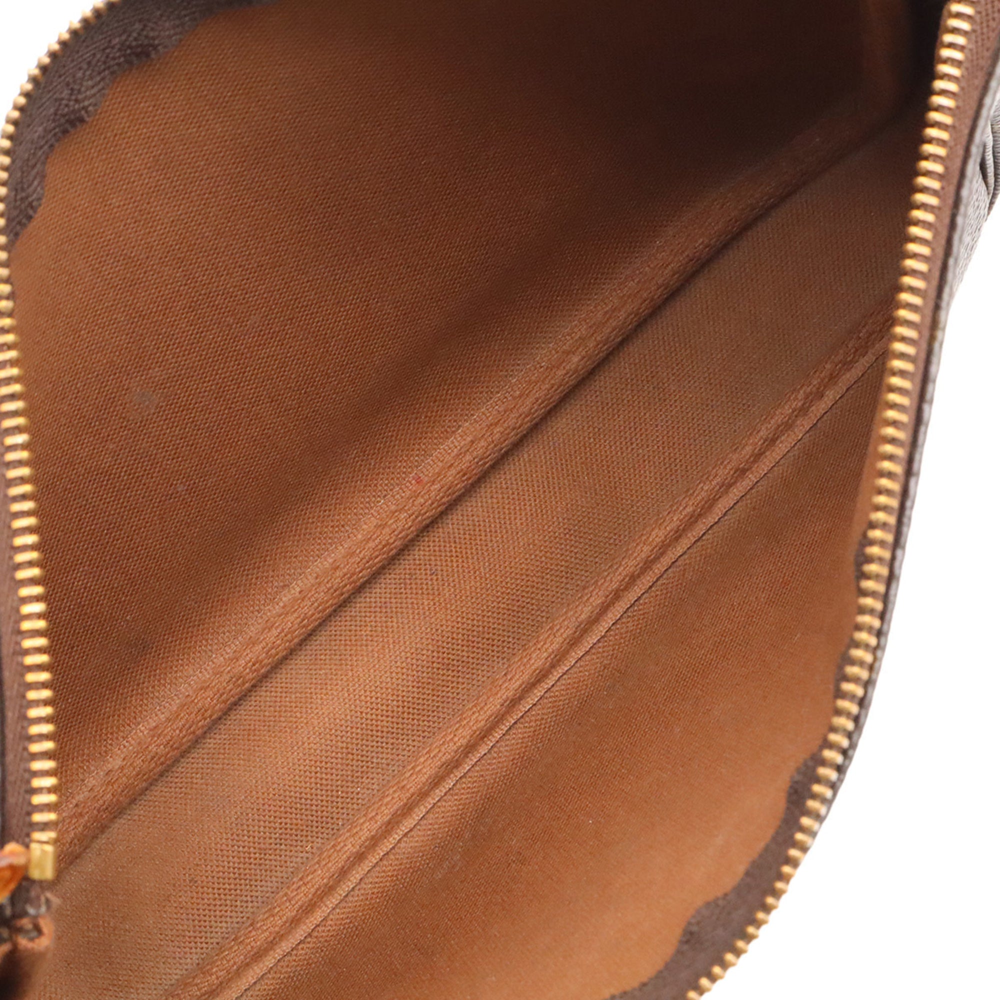 Louis Vuitton Brown Monogram Canvas Handbag Pochette Pouch (Pre-Owned)