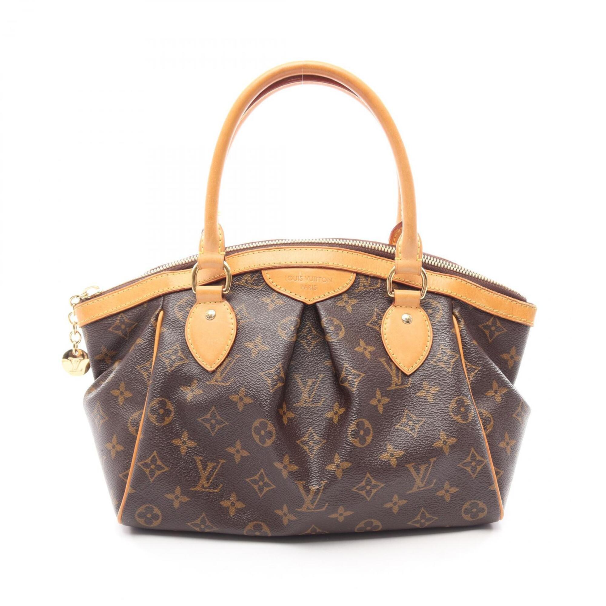 Louis Vuitton Brown Coated Canvas Leather Monogram Handbag (Pre-Owned)