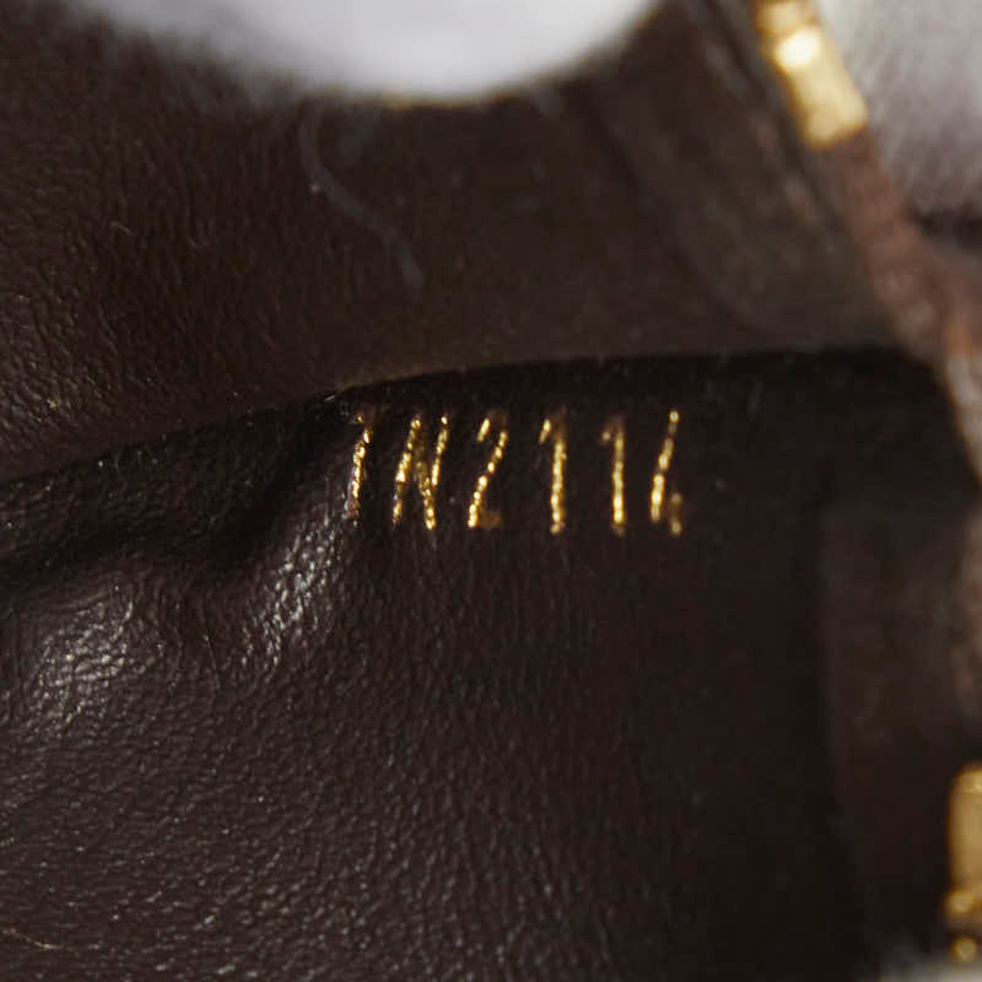 Louis Vuitton Brown Pvc Handbag Pochette Pouch (Pre-Owned)