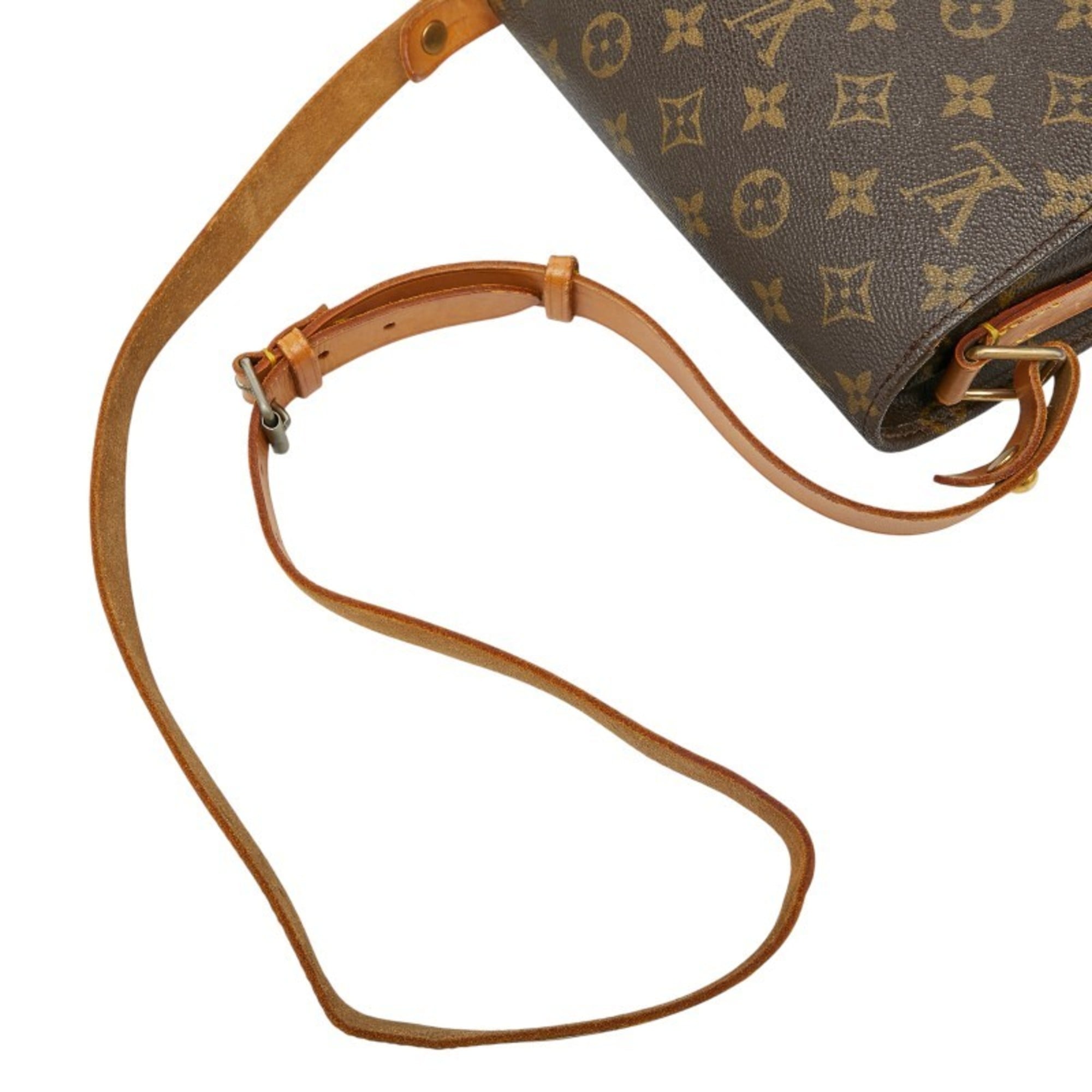 Louis Vuitton Brown Pvc Leather Shoulder Bag (Pre-Owned)