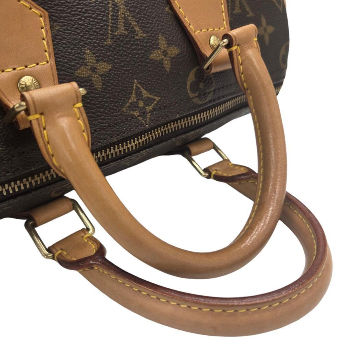 Louis Vuitton Brown Monogram White Monogram Boston Bag Handbag (Pre-Owned)