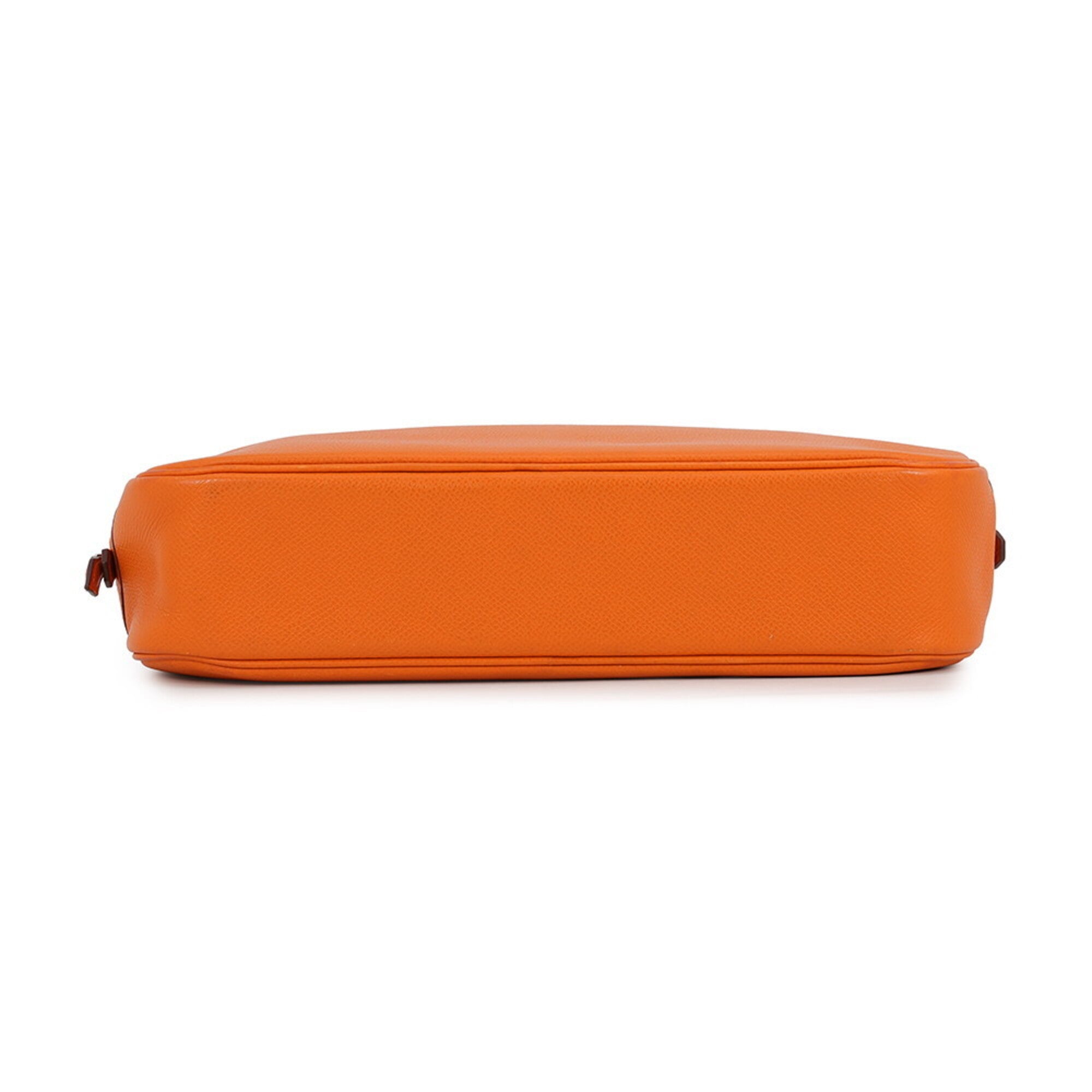 Hermes Plume Orange Epsom Leather Handbag (Pre-Owned)