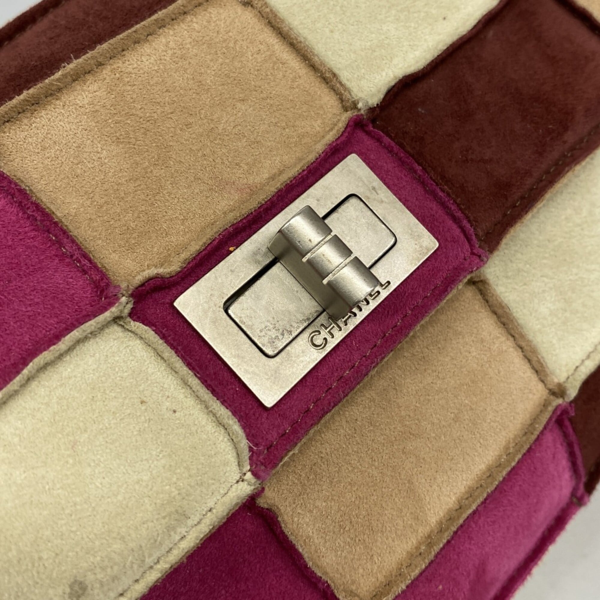 Chanel Multi-Color Suede Shoulder Bag (Pre-Owned)