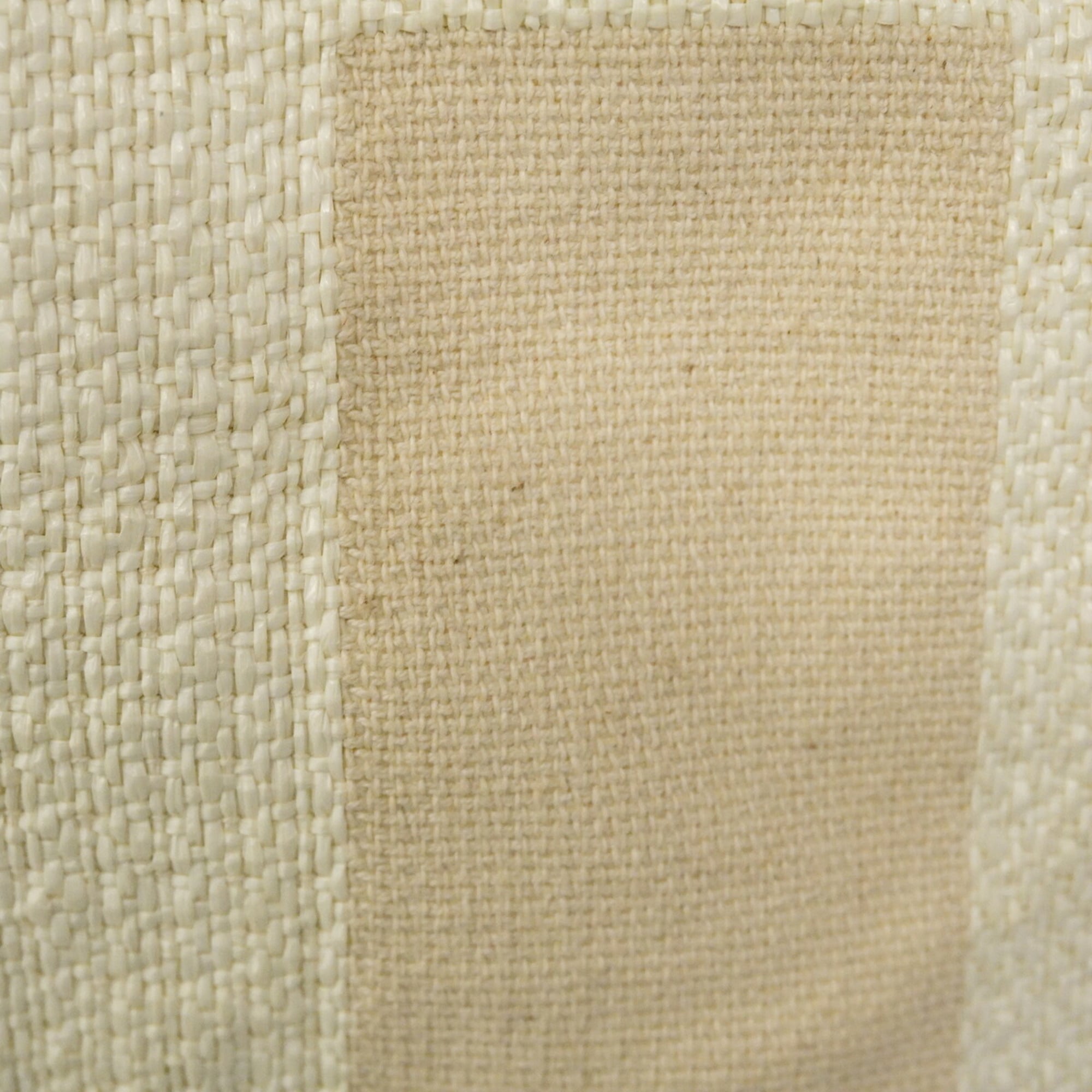 Chanel Beige Ivory Canvas Handbag (Pre-Owned)