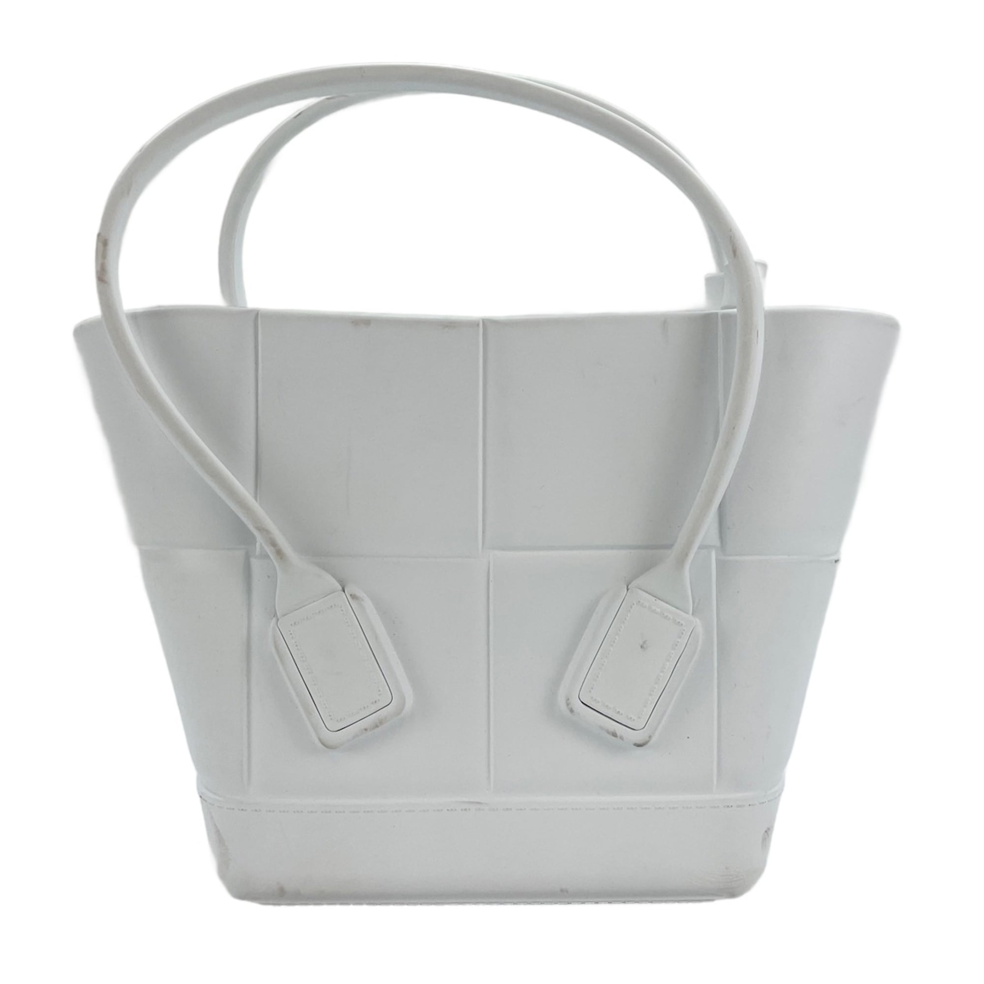 Bottega Veneta White Tote Bag (Pre-Owned)
