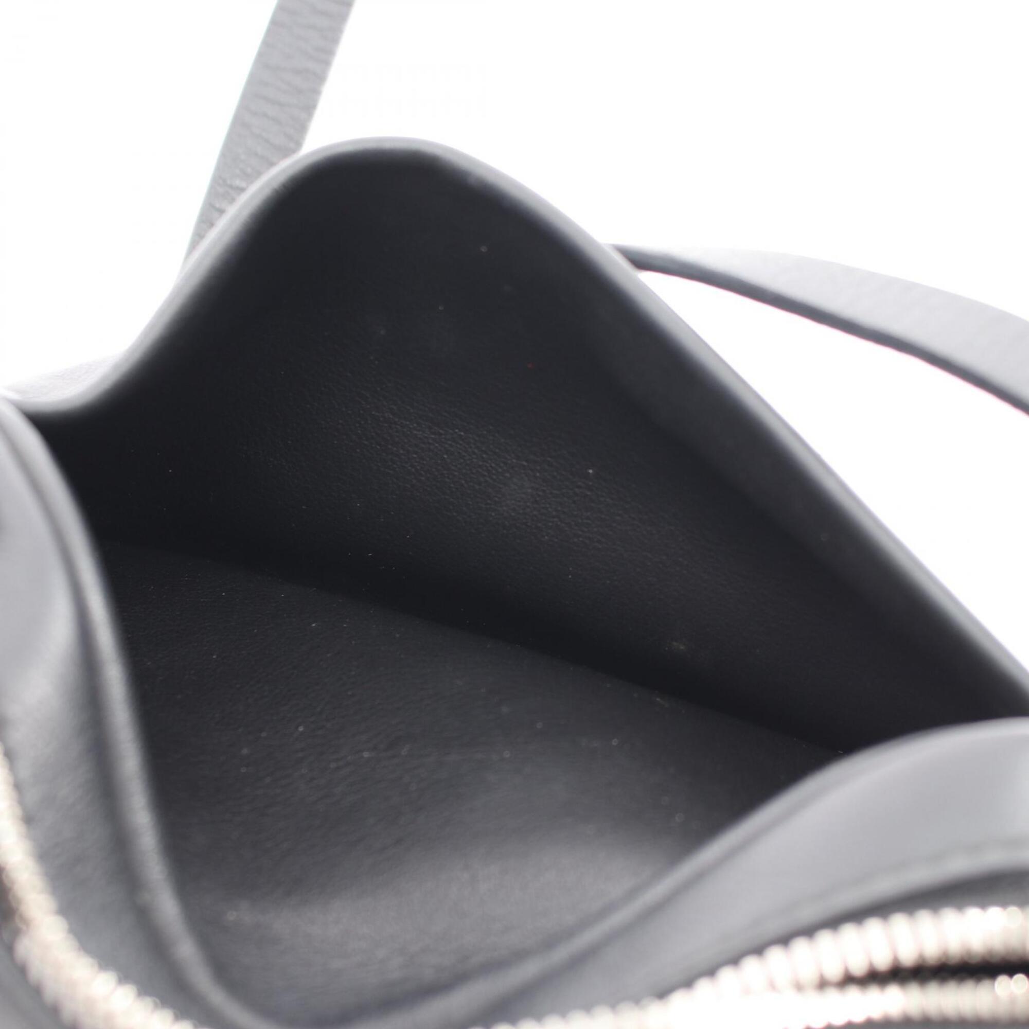 Balenciaga Black Leather Handbag Shoulder Bag (Pre-Owned)