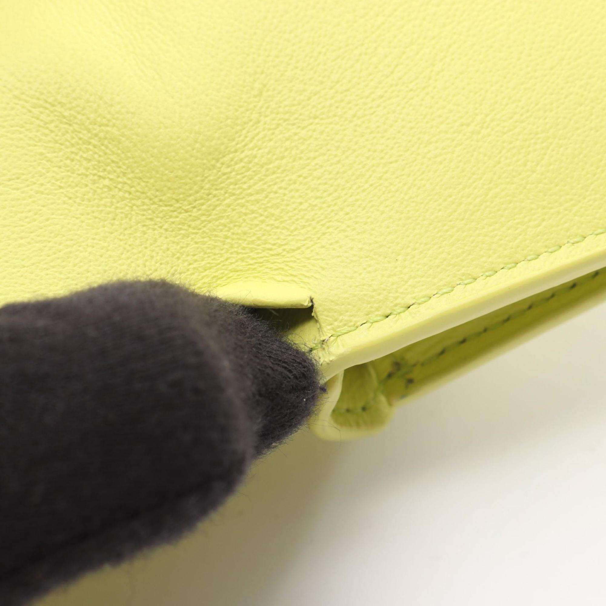 Balenciaga Yellow Leather Wallet (Tri-Fold) (Pre-Owned)