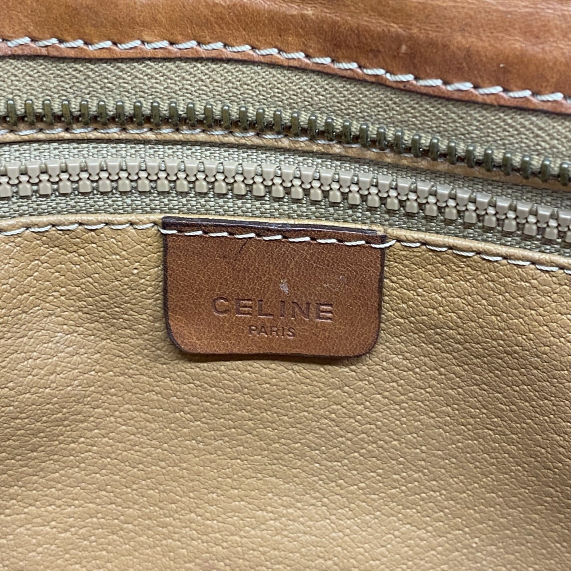 Celine Brown Pvc Shoulder Bag (Pre-Owned)