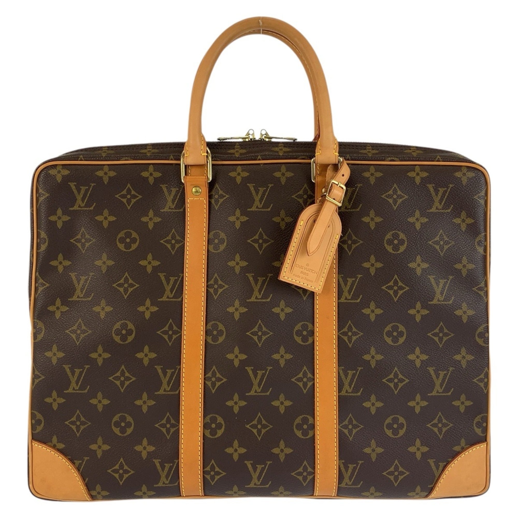 Louis Vuitton Brown Monogram Monogram Briefcase (Pre-Owned)