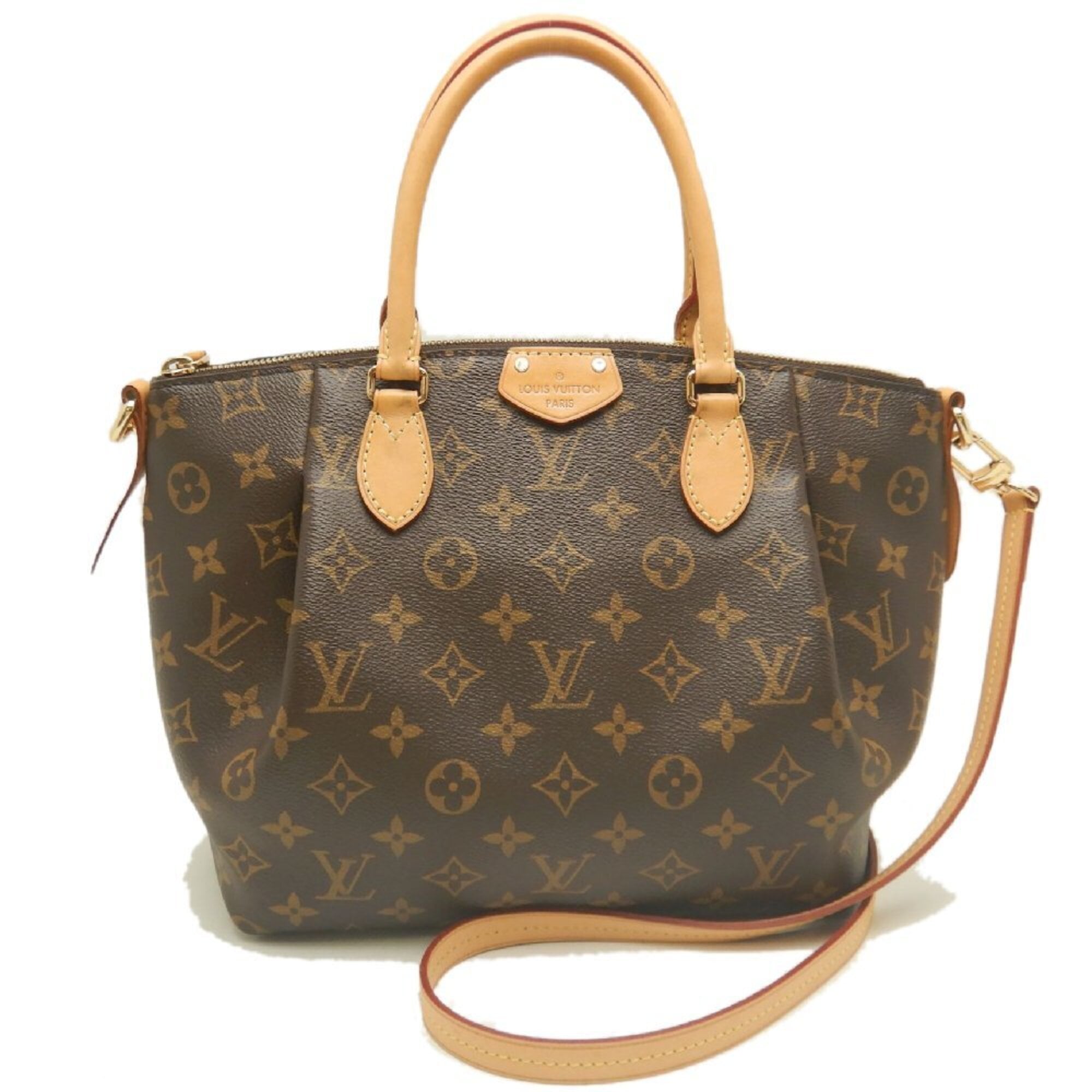 Louis Vuitton Brown Monogram Canvas Handbag (Pre-Owned)